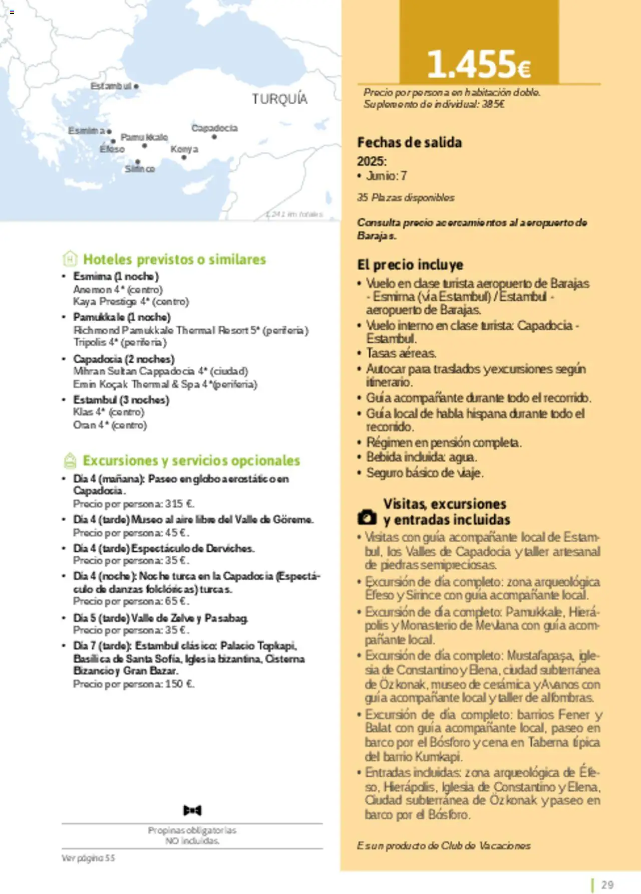 Viajes El Corte Inglés - Catálogo Turismo Social Castilla La Mancha │ válido desde el 03.02.2025 | Página: 29