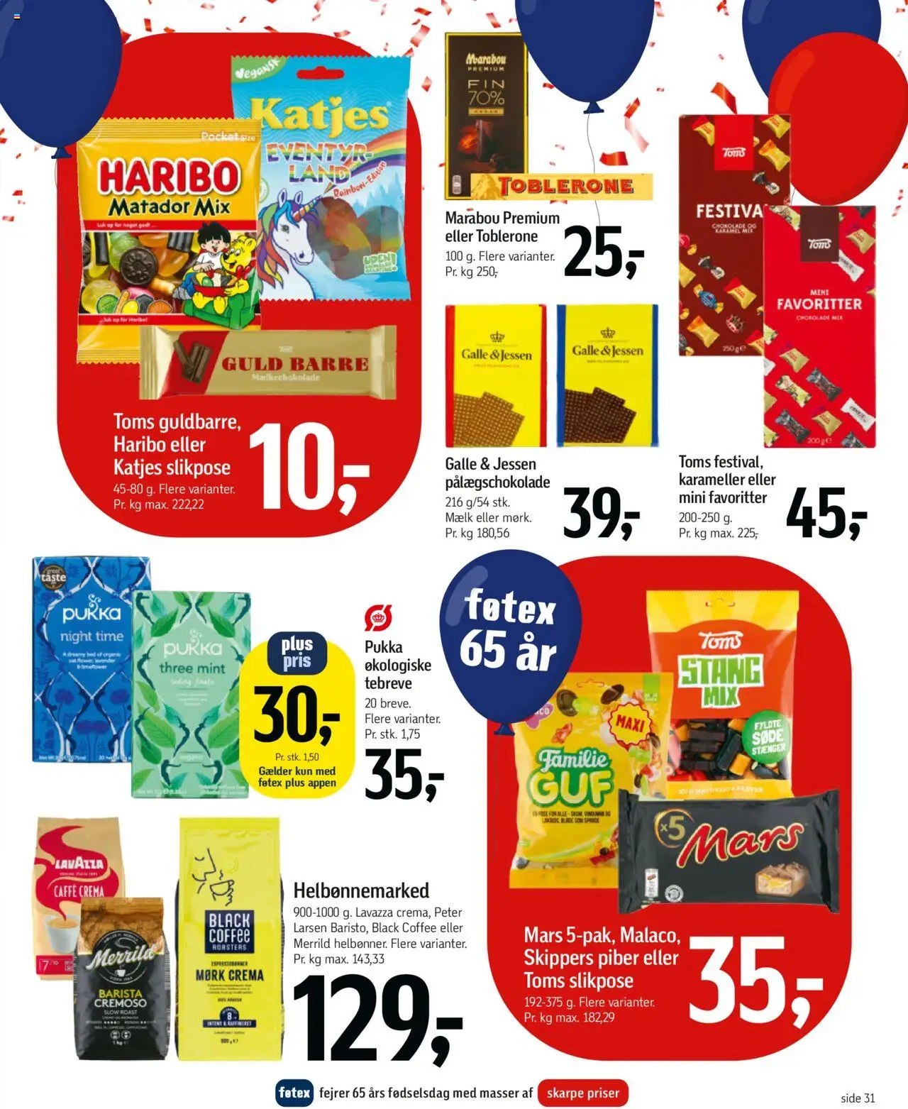 Føtex tilbudsavis – gyldig fra 03.10.2025 | Side: 39 | Produkter: Mælk, Chokolade, Vingummi, Pålægschokolade