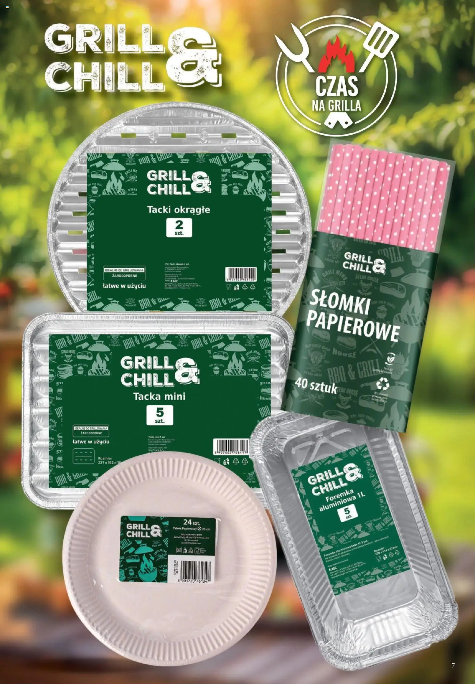 Dino gazetka - Czas na majówkę od 29.04.2026 | Strona: 7 | Produkty: Grill, Słomki