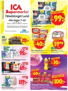 ICA Supermarket - Lund - Förhandsvisning av reklamblad från butik ICA Supermarket aktuell från 26.01.2026