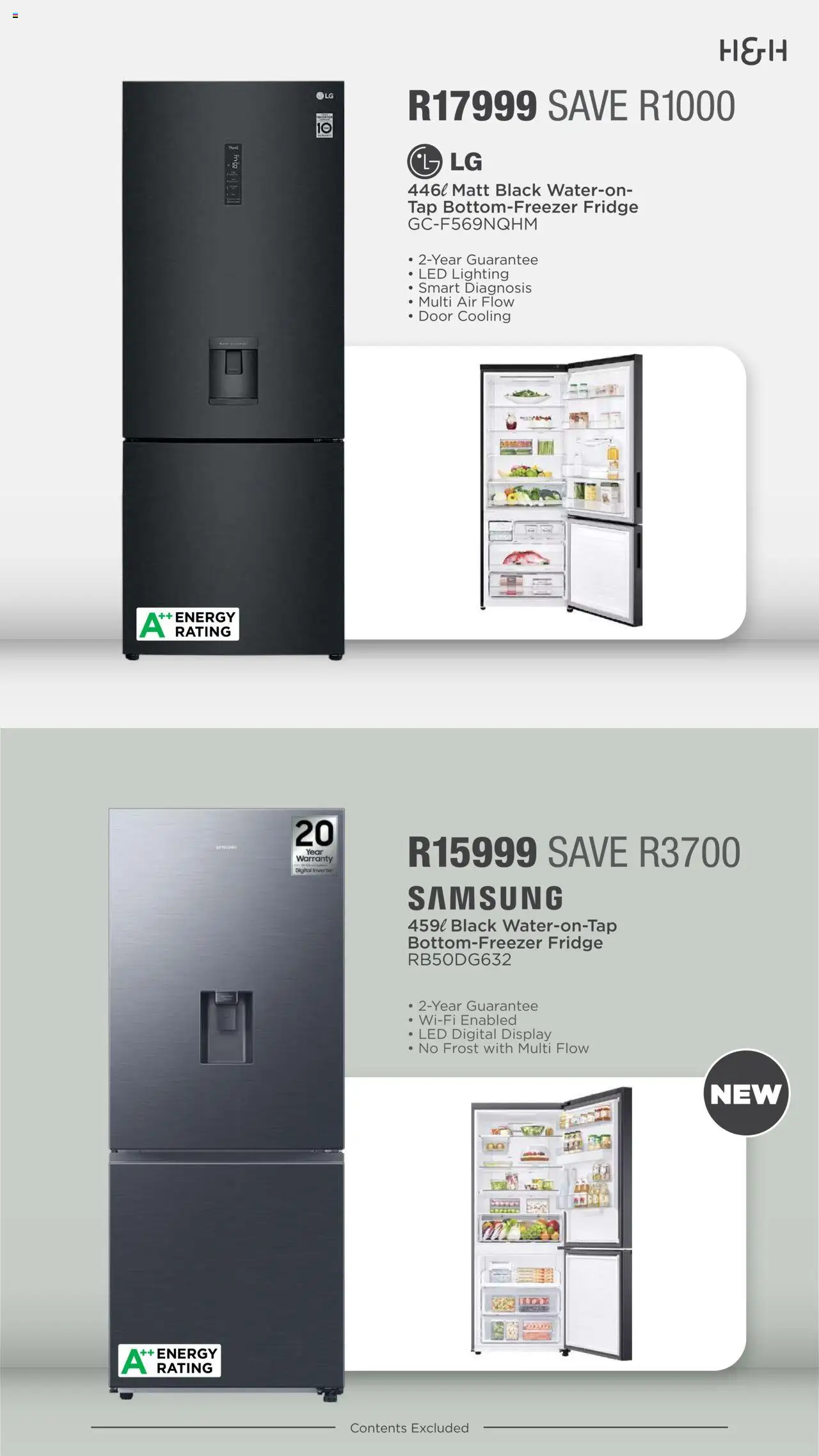 New House and Home catalogue – valid from 15.09.2025 | Page: 5 | Products: Fridge, Tap