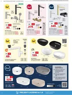 Pogląd oferty "Komfort Gazetka" - ważna od 07.01.2026 | Strona: 12 | Produkty: Baterie, Umywalka, Bateria