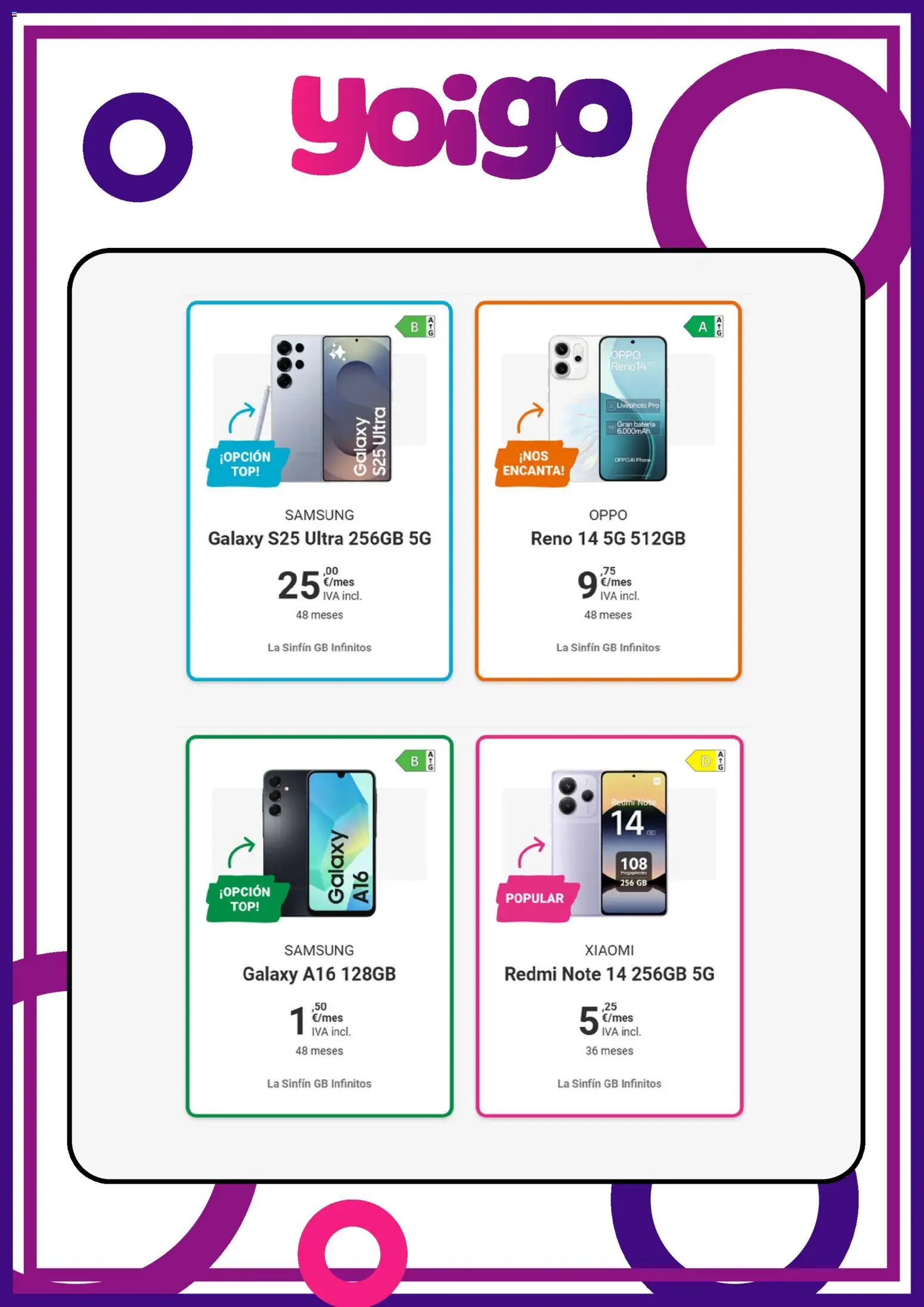 Yoigo ofertas │ válido desde el 14.11.2025 | Página: 5 | Productos: Batería