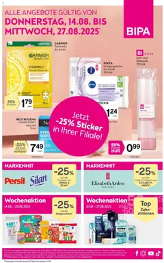 Vorschau von dem Prospekt - Bipa Flugblatt - Gloggnitz gültig ab 14.08.2025