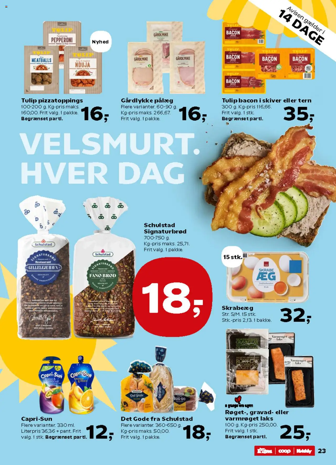 Kvickly Tilbudsavis gyldig fra 04.07.2025 | Side: 27 | Produkter: Brød, Juice, Pålæg, Bacon