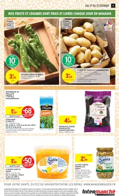 Intermarché - Prévisualisation de OLIVES VERTES RONDELLES, 300 g - 9,97 € le kg valide à partir de 03.02.2026 | Page: 9