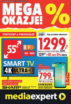 Pogląd oferty "Mediaexpert promocje - Mega okazje" - ważna od 21.07.2025