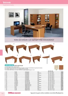 Office Depot akciós ujság - amely érvényes a következő dátumtól: 10.04.2025 | Oldal: 142 | Termékek: Cseresznye, Asztallap, Asztal, Munkaasztal