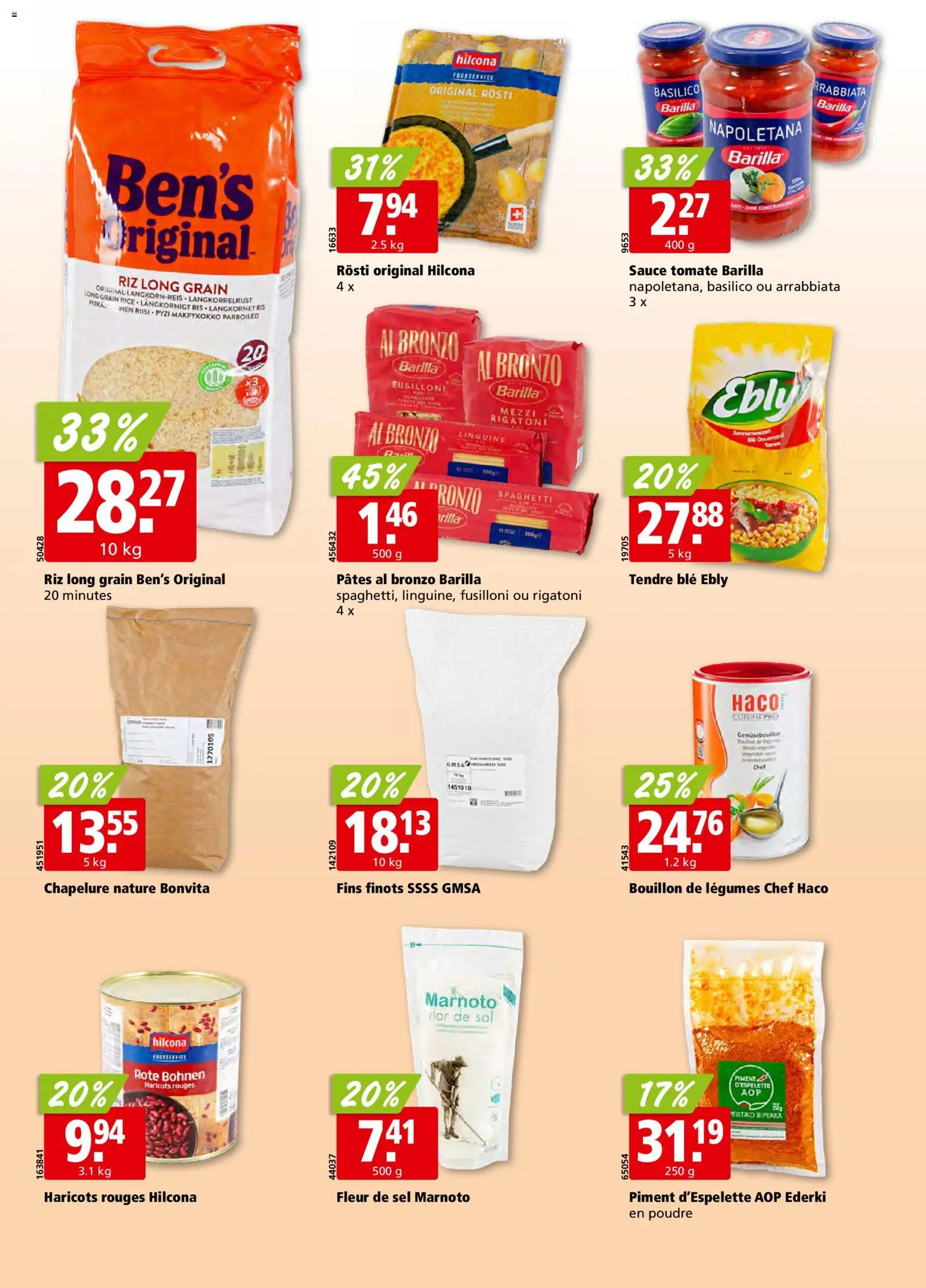 Aligro Aktionen Chavannes, Matran, Genève, Sion – gültig ab 15.12.2025 | Seite: 28 | Produkte: Barilla