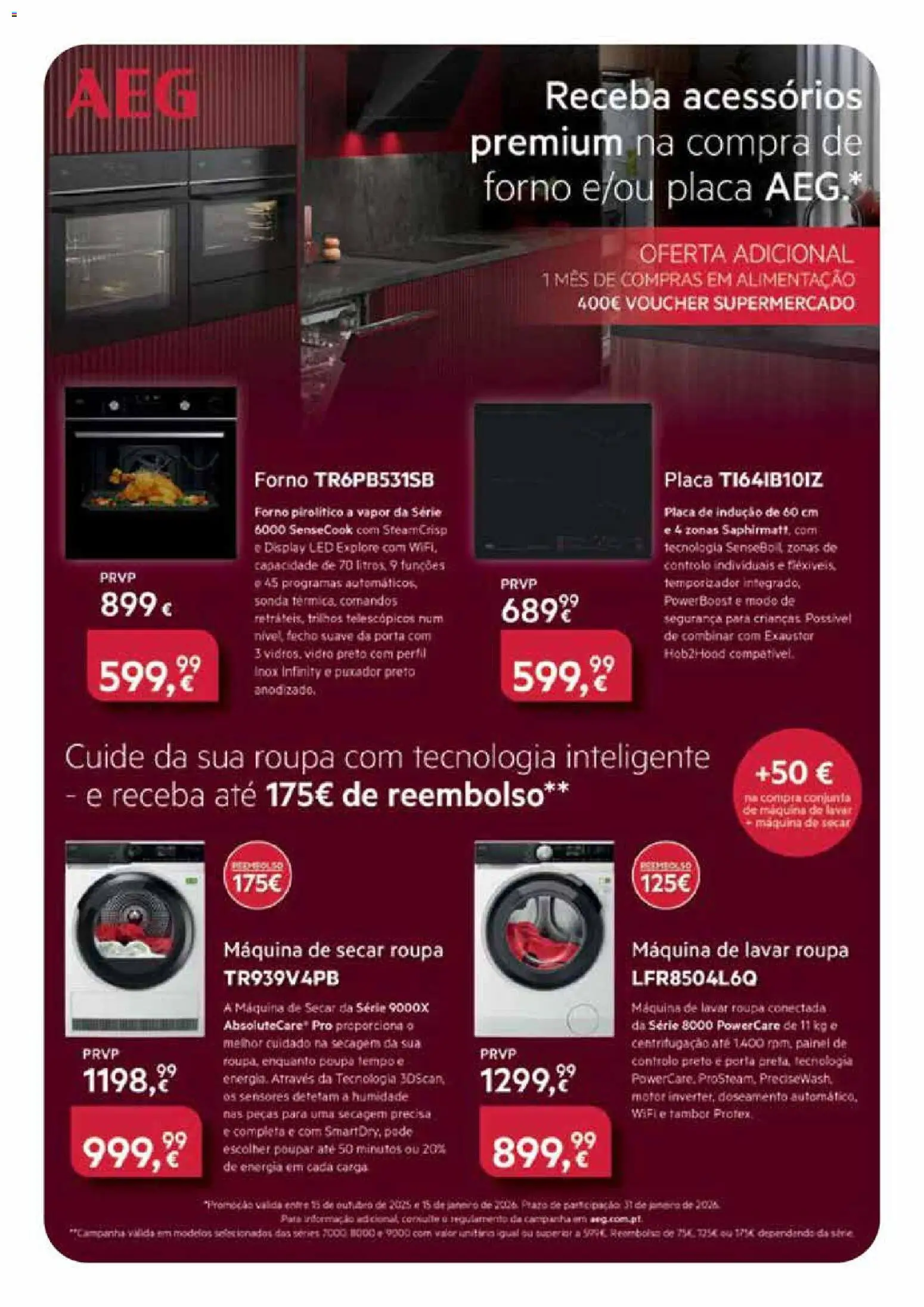 Darty - folheto │ válido de 02.12.2025 | Página: 53 | Produtos: Porta, Forno, Máquina de lavar, Exaustor