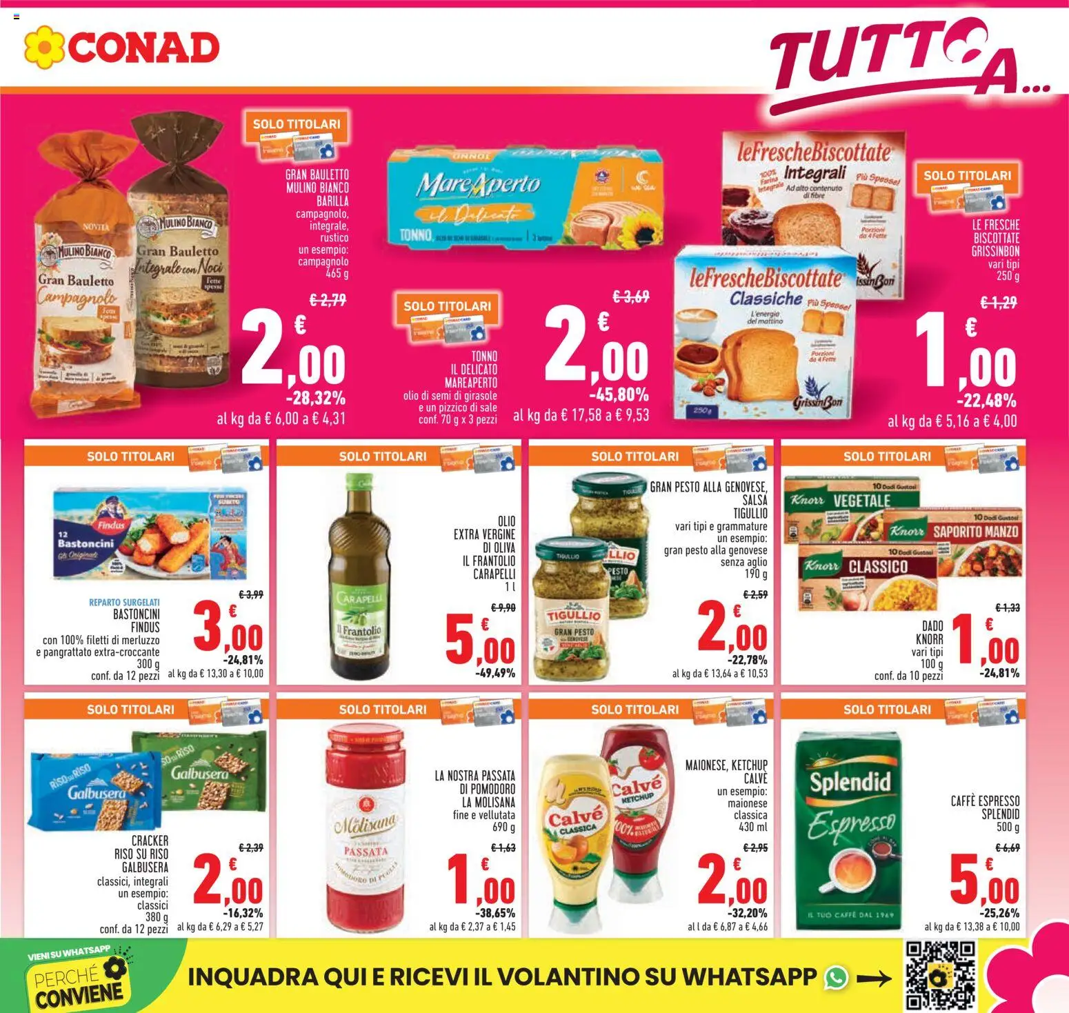 Volantino Conad del 04.12.2025 | Pagina: 3 | Prodotti: Ketchup, Maionese, Olive, Tonno