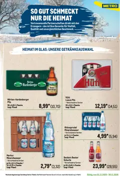 Metro Regionaler Flyer ab 01.11.2025 gültig | Seite: 5 | Produkte: Pils, Mineralwasser, Rhonsprudel