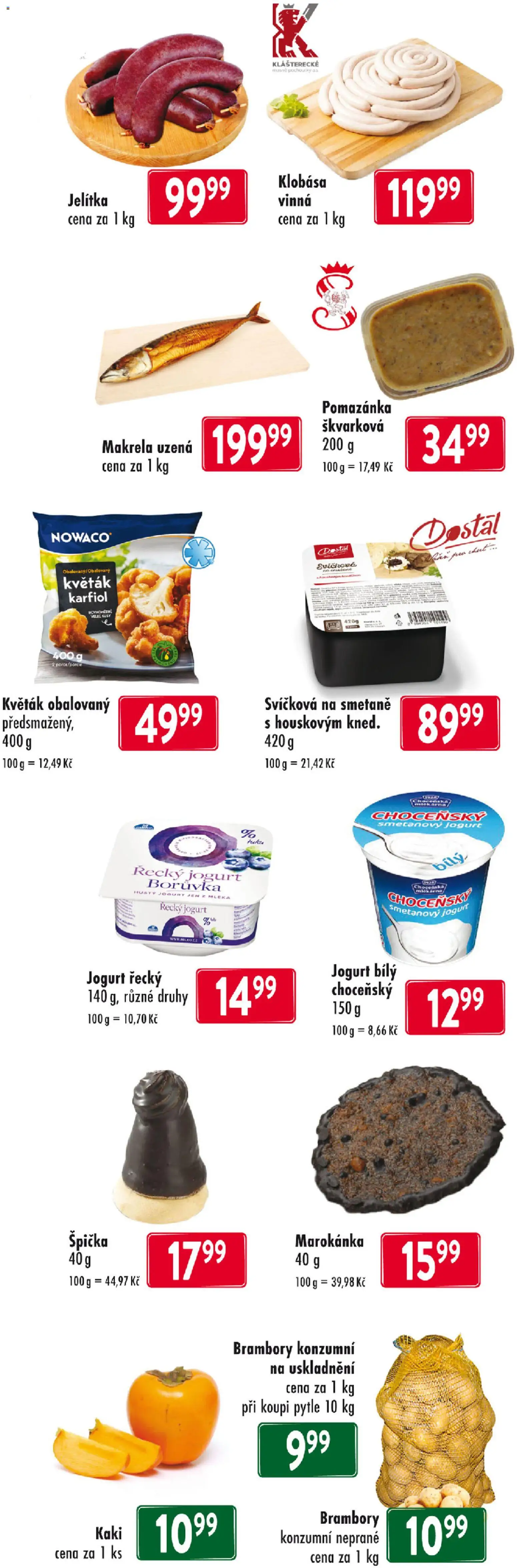 Astur & Qanto leták od 30.10.2025 | Strana: 3 | Produkty: Smetanový jogurt, Brambory, Makrela, Pomazánka