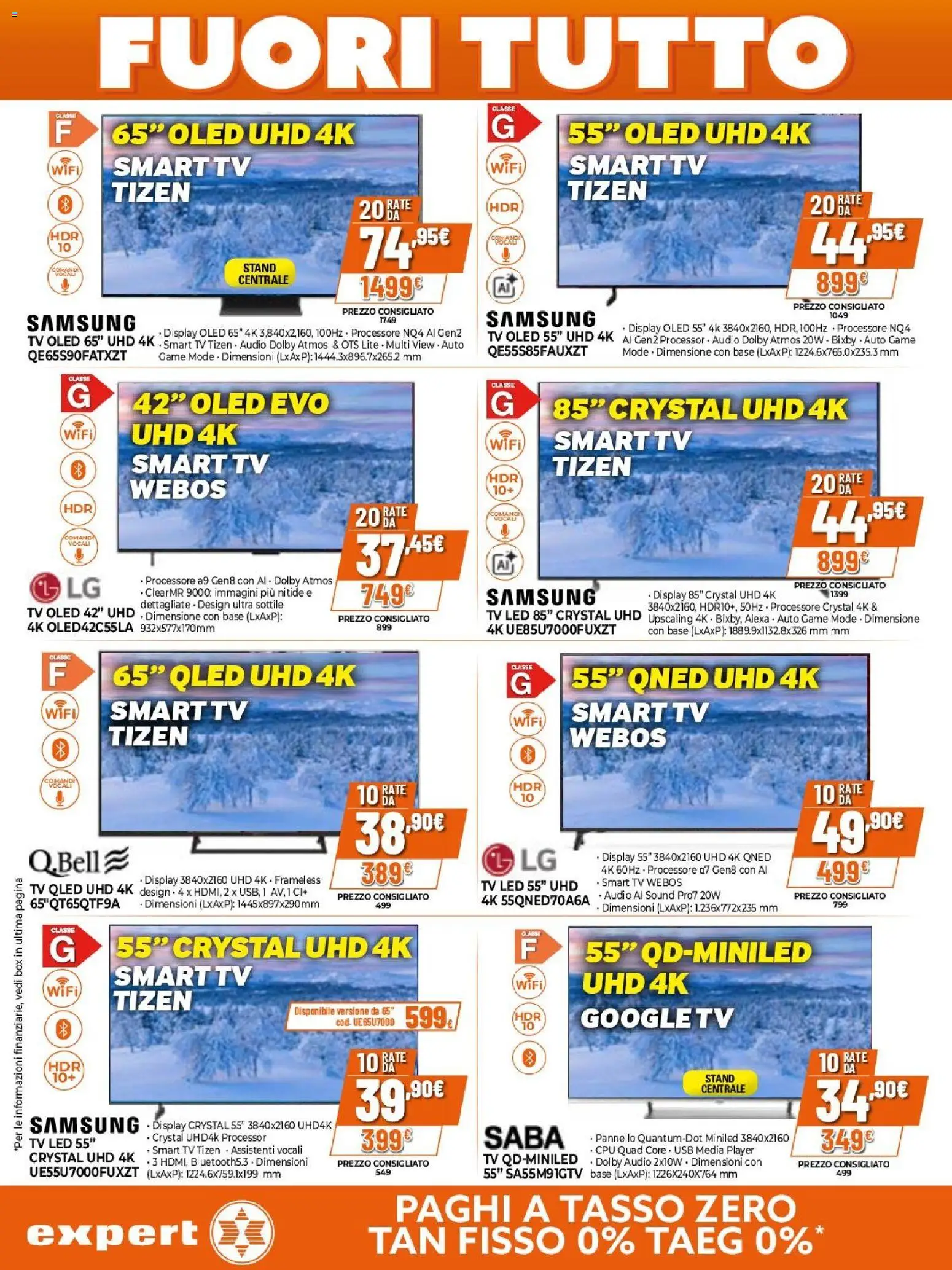 Volantino Expert del 15.01.2026 | Pagina: 10 | Prodotti: smart TV, TV, Audio, Samsung