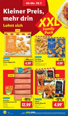 Lidl - Hessen - gültig ab dem 28.07.2025 | Seite: 18 | Produkte: Mozzarella, Lachs