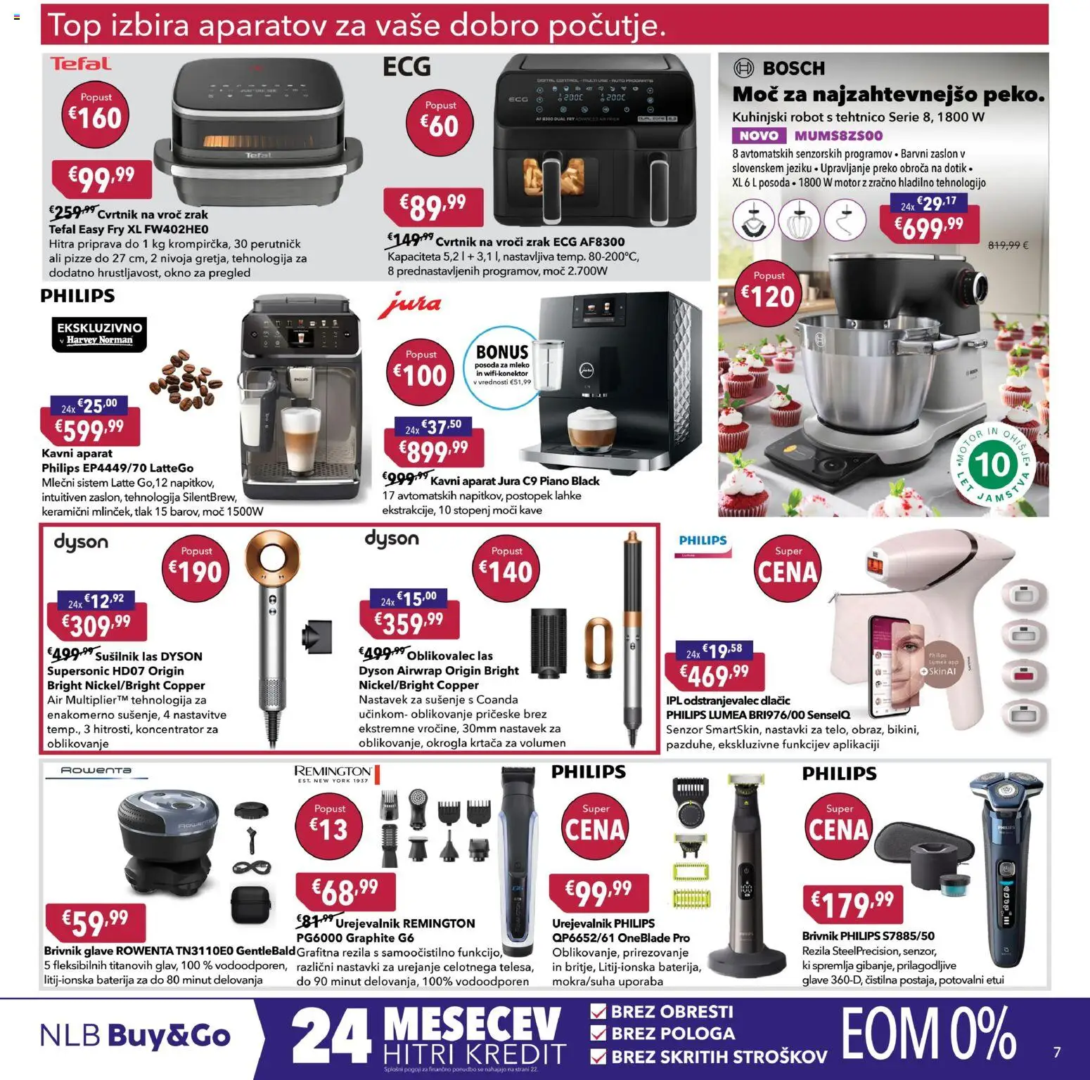 Novi Harvey Norman katalog ponudbe – veljaven od 14.01.2026 | Stran: 7 | Izdelki: Robot, Okno, Krtaca, Mleko