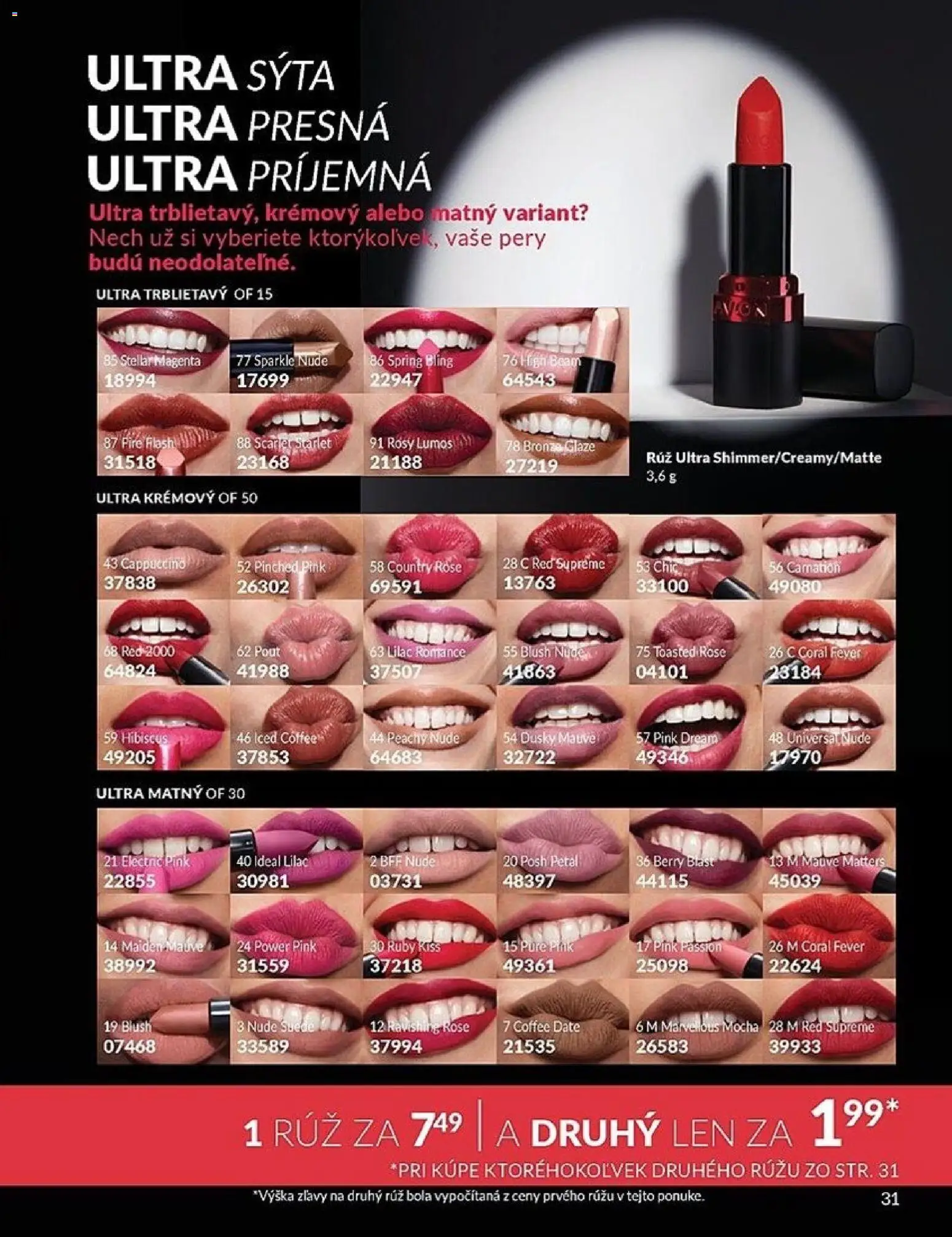 Nové Avon akcie – leták je platný od 01.03.2026 | Strana: 31
