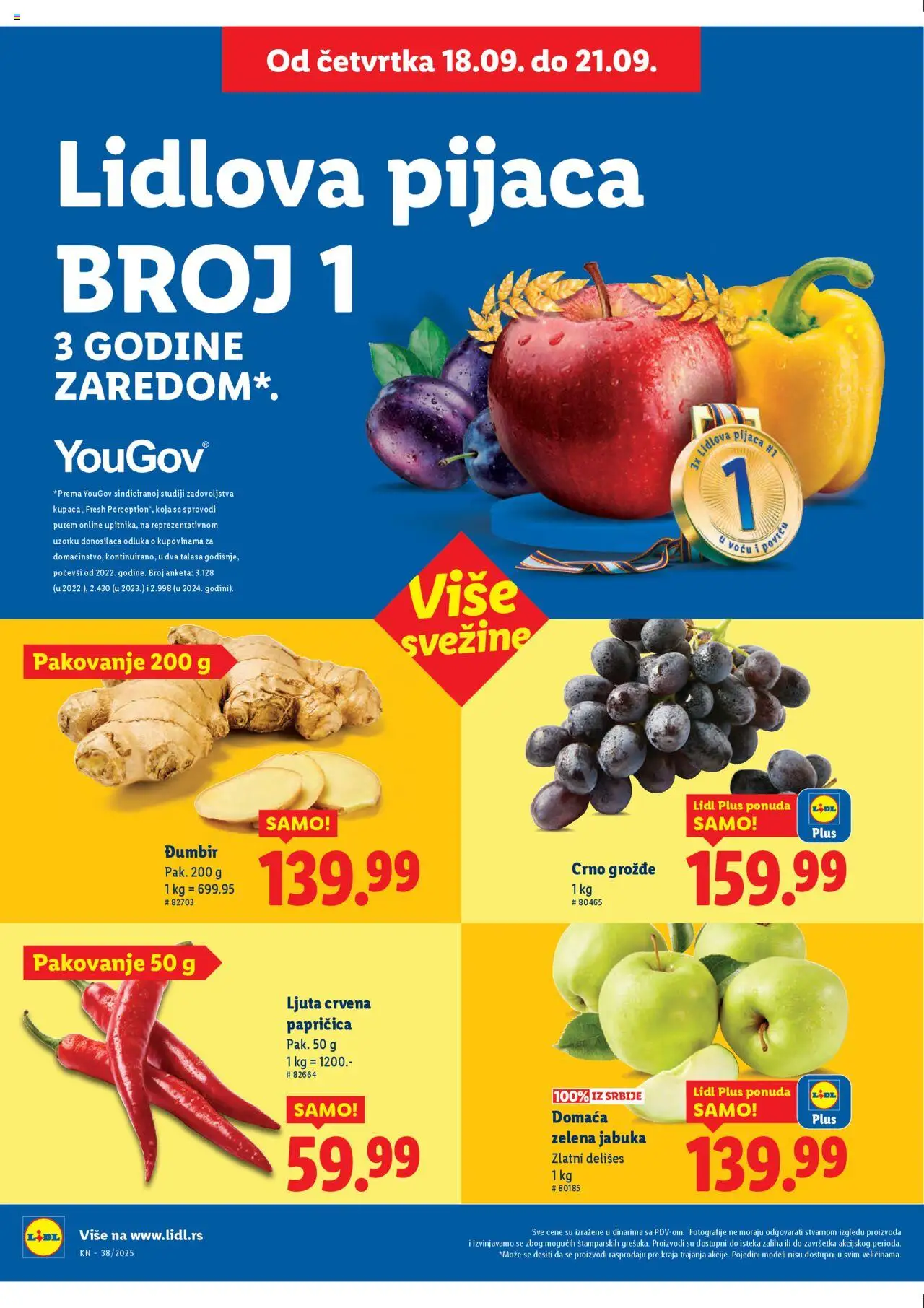 Lidl katalog - važi od 18.09.2025 | Strana: 2 | Proizvode: Pakovanje