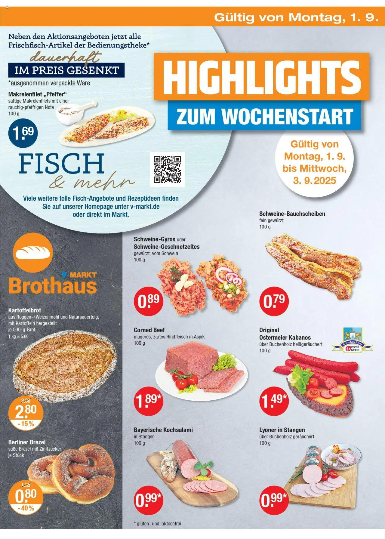 V-Markt - München - gültig ab dem 28.08.2025 | Seite: 18 | Produkte: Berliner, Fisch, Kartoffeln, Rindfleisch
