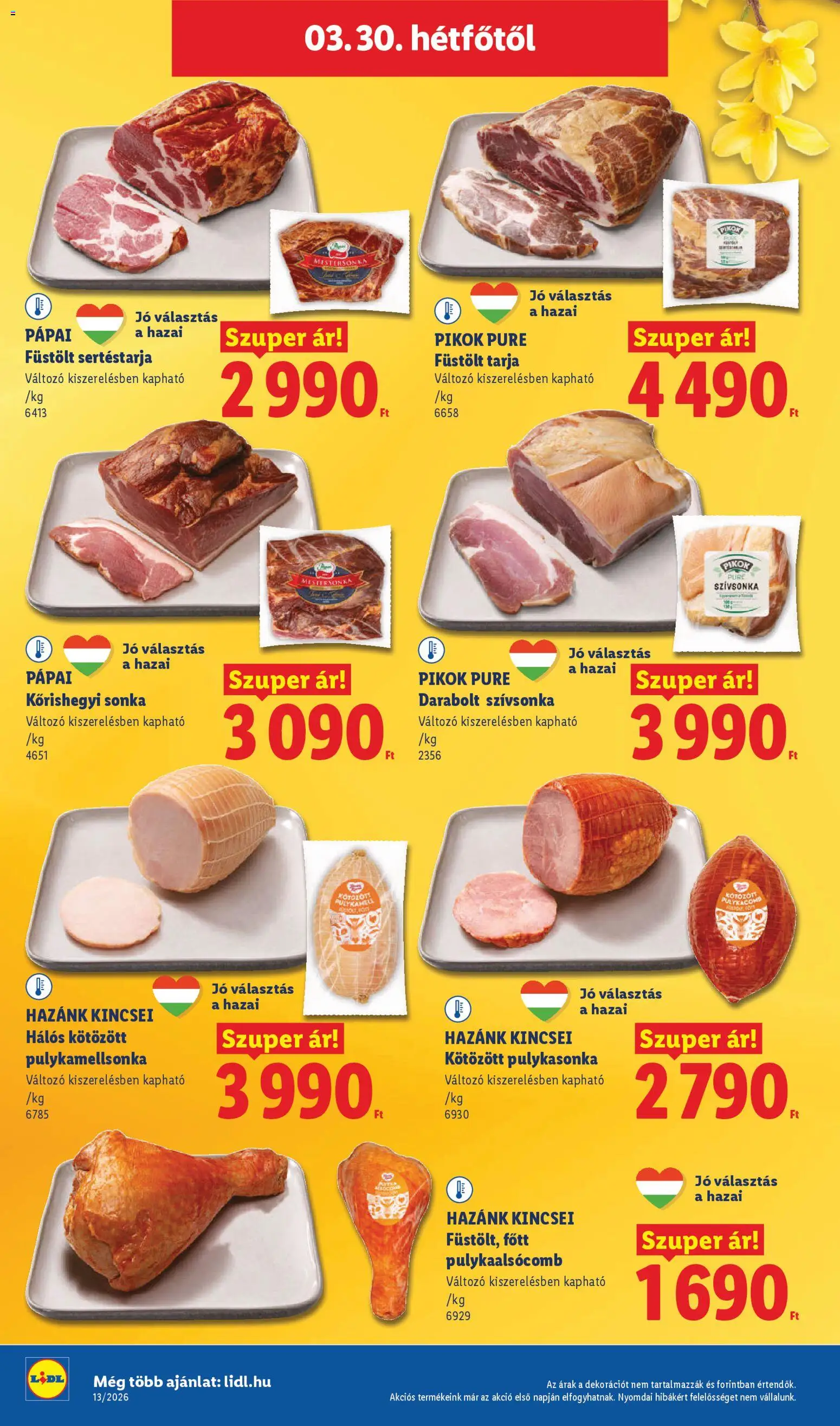 Lidl akciós ujság - amely érvényes a következő dátumtól: 26.03.2026 | Oldal: 64