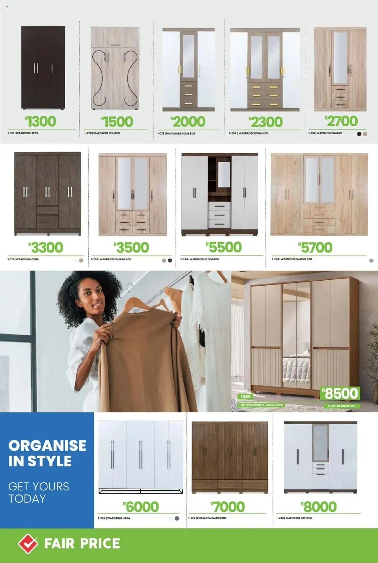 New Fair Price catalogue – valid from 01.10.2025 | Page: 10 | Products: Wardrobe