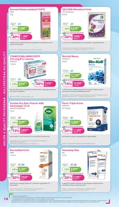 Kulcs Patika akciós újság - amely érvényes a következő dátumtól: 01.04.2026 | Oldal: 16