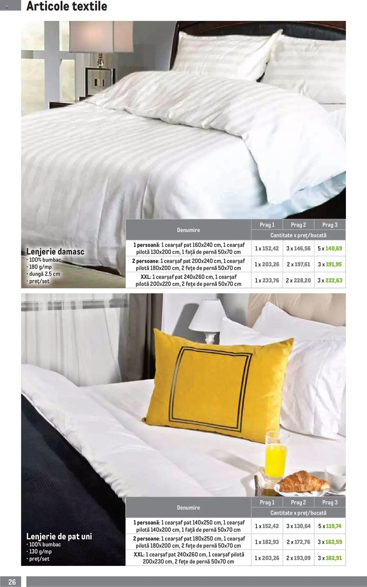 Noul catalog Metro – valabil de la 01.10.2025 | Pagină: 26 | Produse: Pat, Pernă, Pilotă, Față de pernă