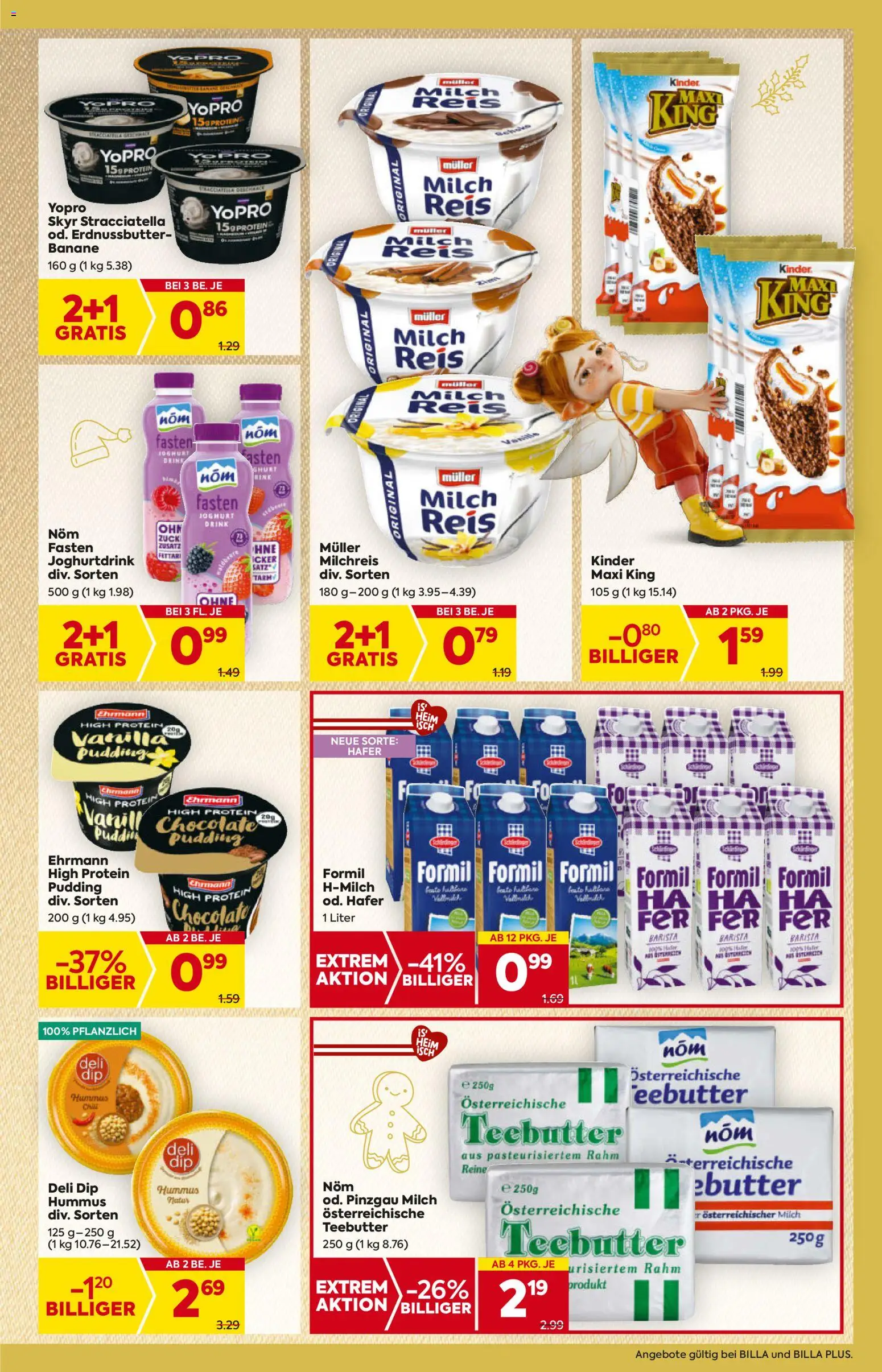 Billa Flugblatt - Salzburg gültig ab 04.12.2025 | Seite: 11 | Produkte: Milch, Joghurt, Reis