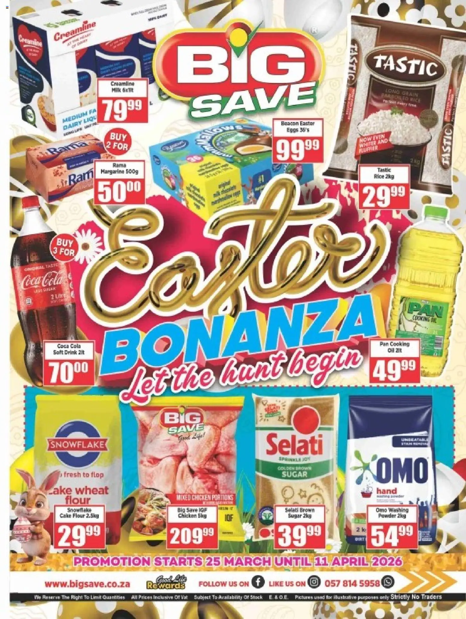 New Big Save catalogue – valid from 25.03.2026 | Page: 1 | Products: Oil, Powder, Stock, Sugar