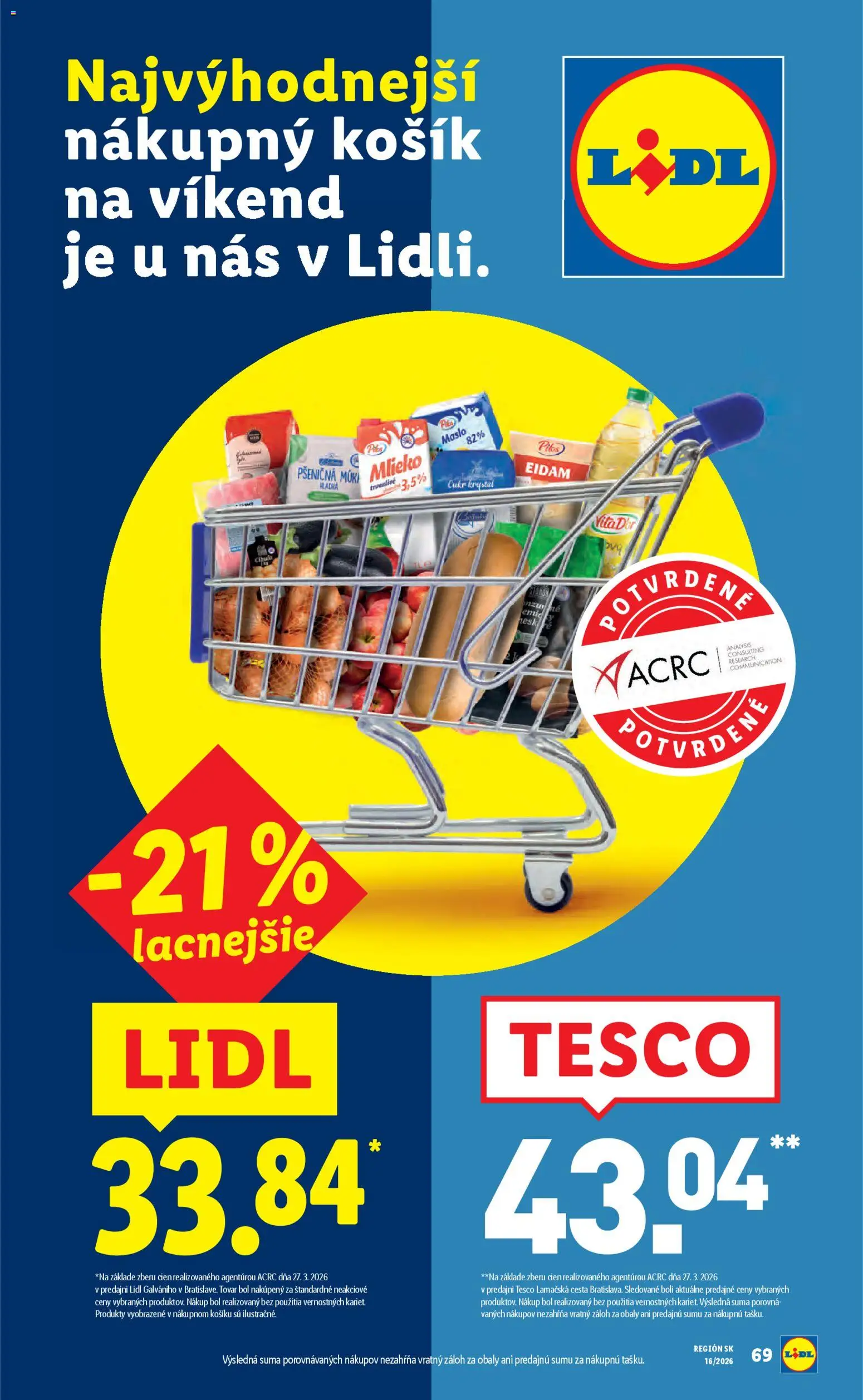 Nové Lidl akcie – leták je platný od 13.04.2026 | Strana: 67 | Produkty: Mlieko, Eidam, Pšeničná múka, Múka
