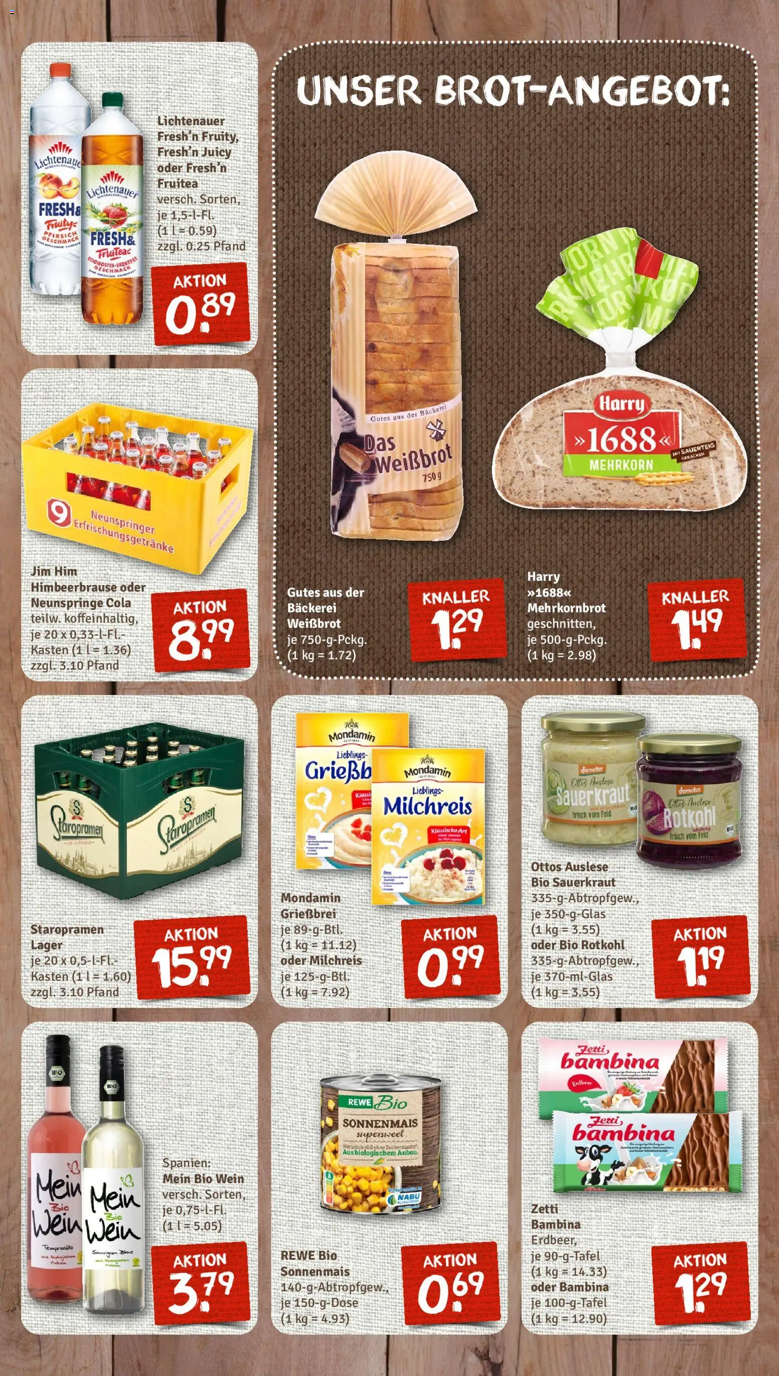 Nahkauf Prospekt – gültig ab 09.03.2026 | Seite: 7 | Produkte: Bäckerei, Cola, Pfirsich, Wein