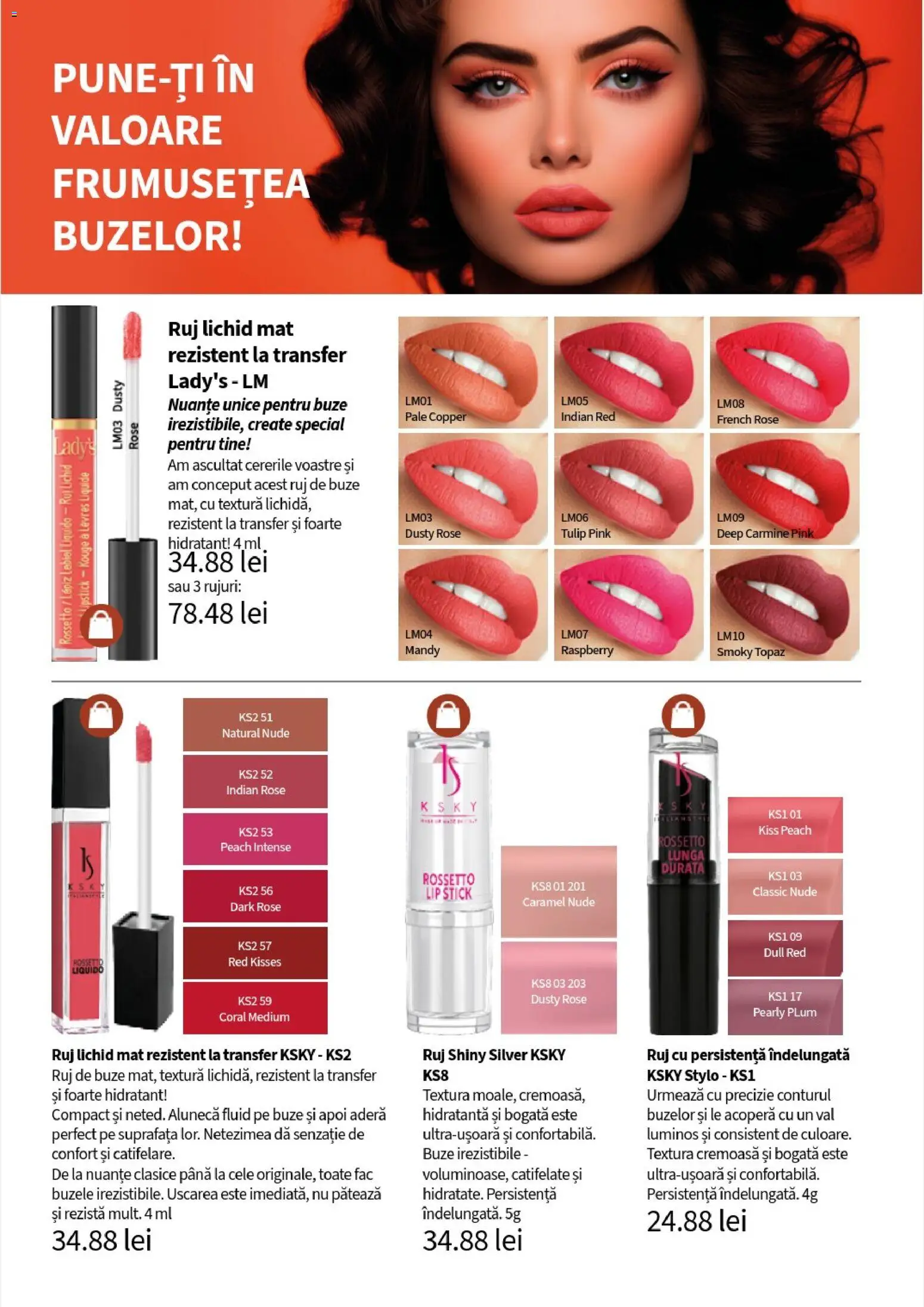 Noul catalog Lady’s – valabil de la 10.11.2025 | Pagină: 98 | Produse: Ruj