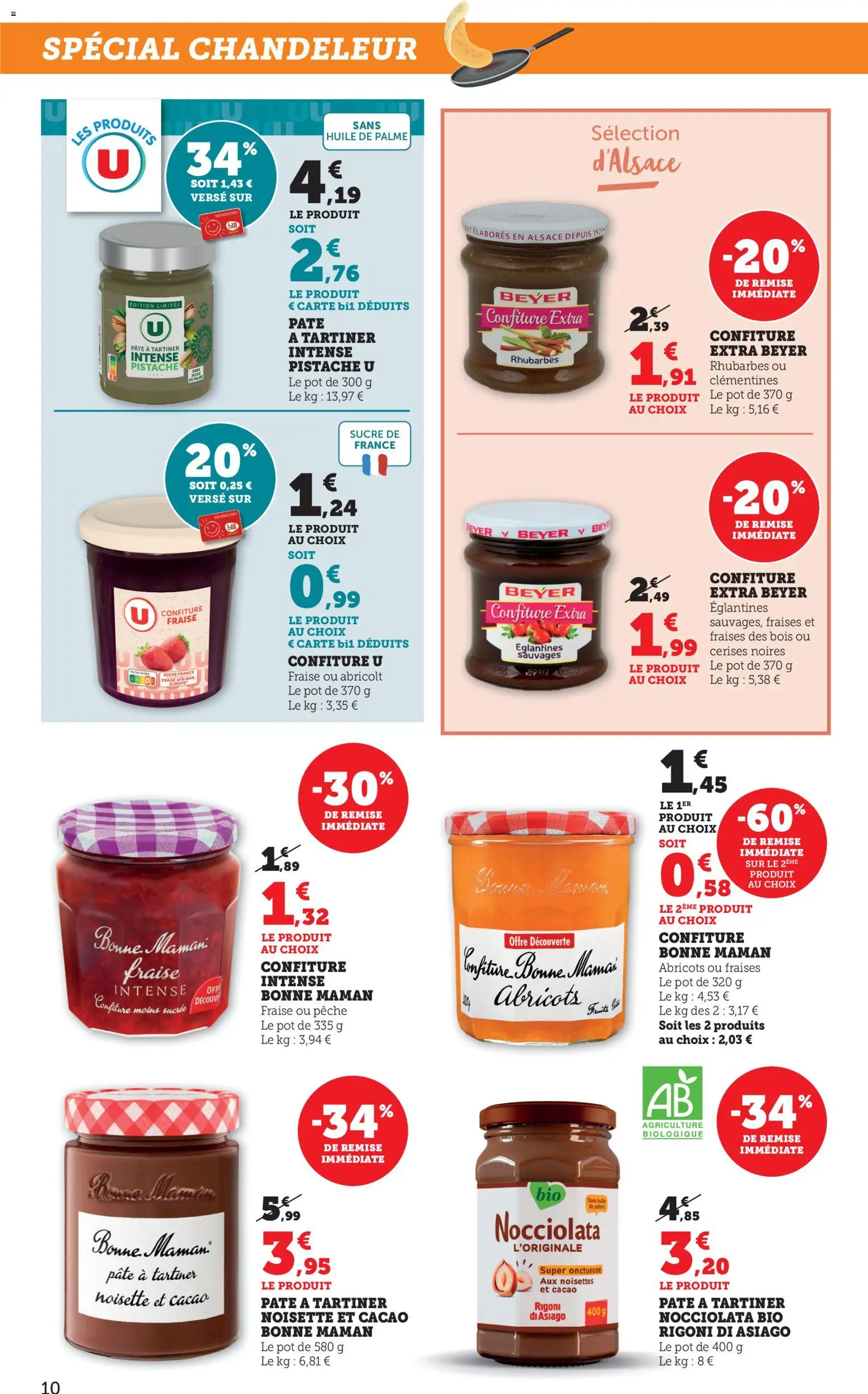 {H1} | Page: 10 | Produits: Pêche, Cerises, Huile, Fraises