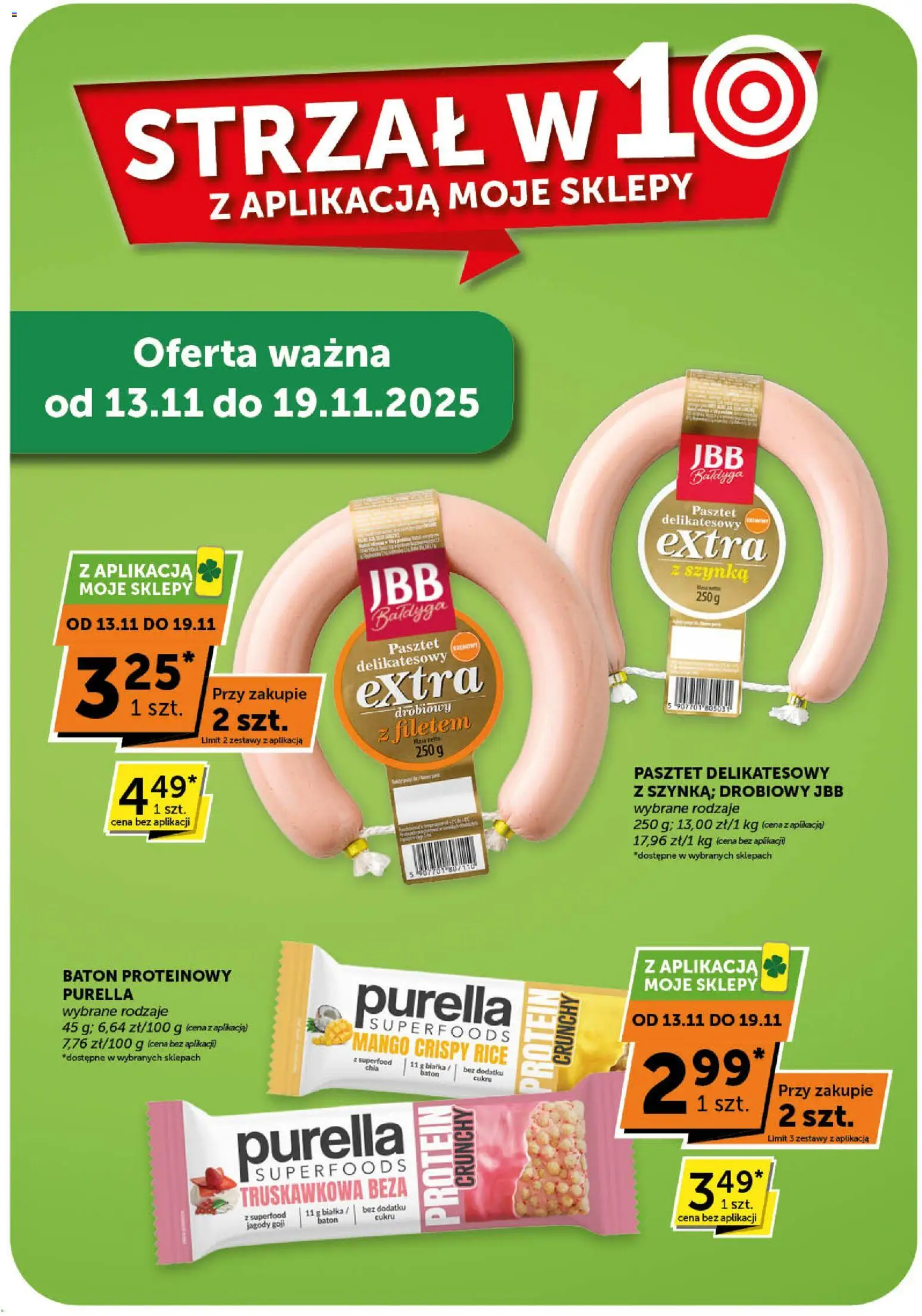 Euro Sklep Gazetka - Minimarket od 13.11.2025 | Strona: 7 | Produkty: Mango, Jagody, Szynka, Baton