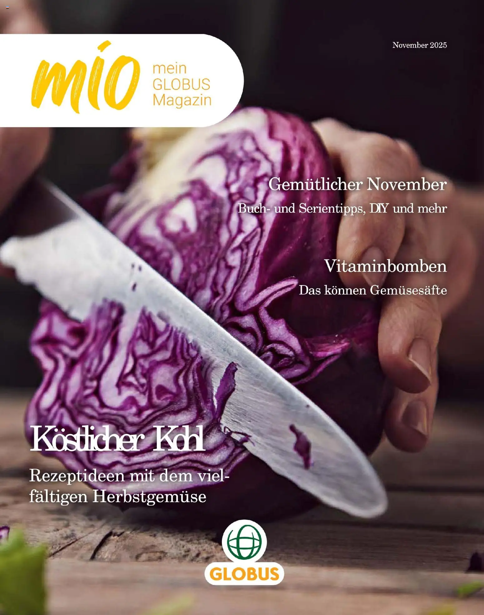 Globus Mio Magazin – gültig ab 01.11.2025 | Seite: 1