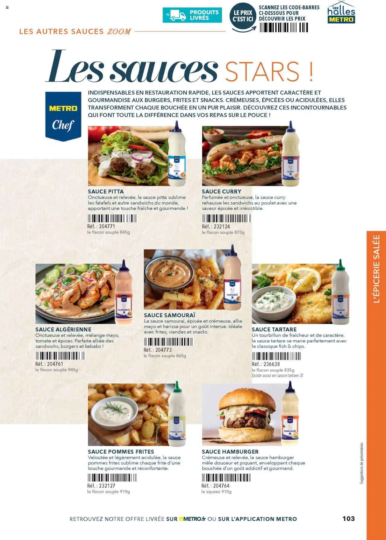  | Page: 103 | Produits: Harissa, Frites, Curry, Pommes