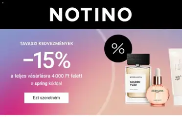 Notino - amely érvényes a következő dátumtól: 16.03.2026