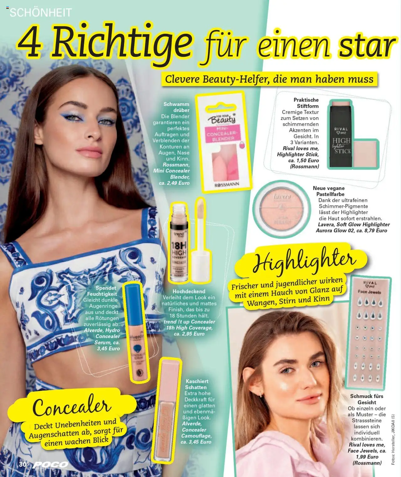 Poco Wohnwelt Herbst 2025 – gültig ab 01.09.2025 | Seite: 30 | Produkte: Concealer, Highlighter