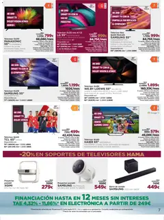 Vista previa El Corte Inglés ofertas válido desde el 02.12.2025 | Página: 7 | Productos: Καλαμάρι, Té, Televisor
