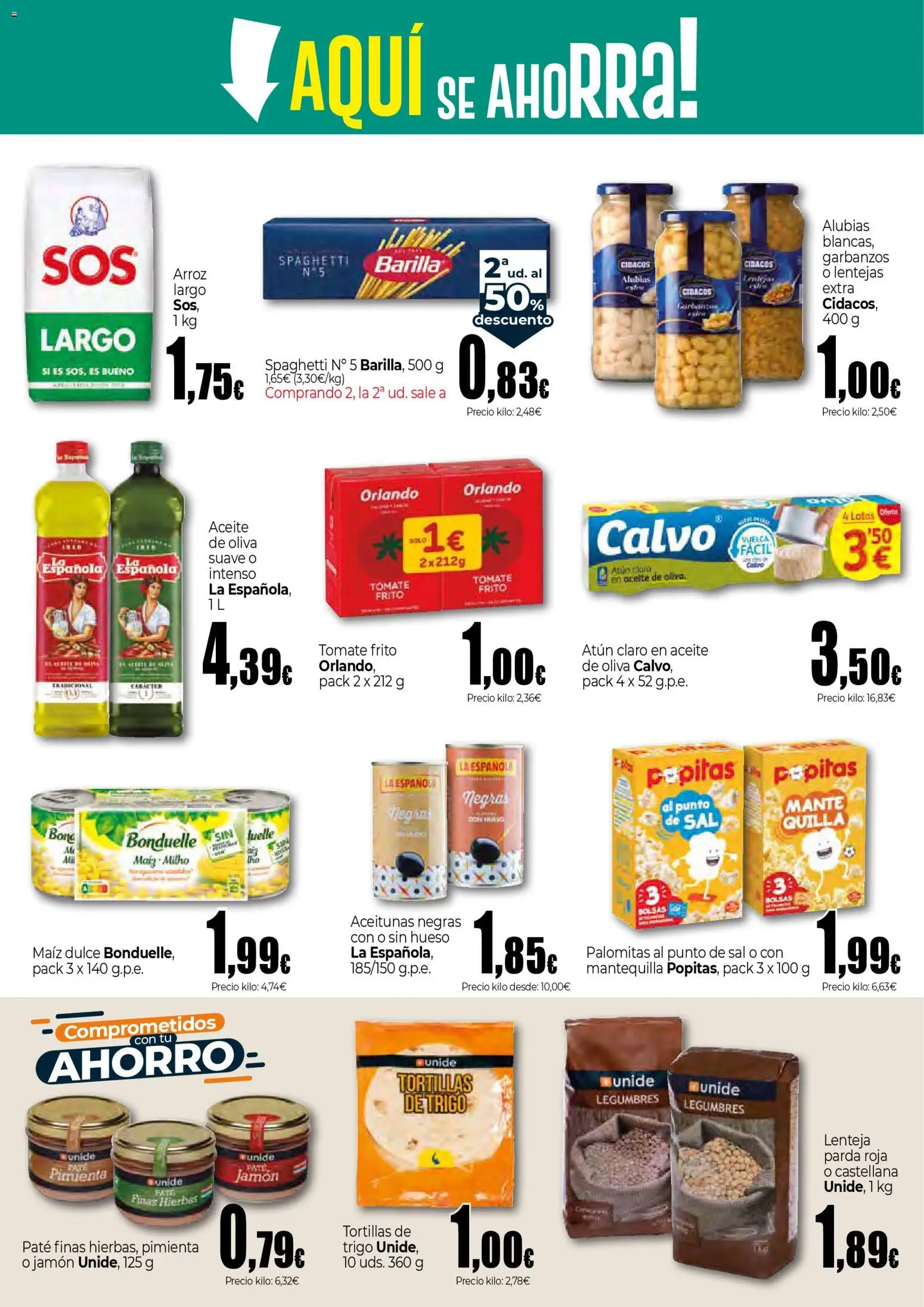 Unide folleto │ válido desde el 29.01.2026 | Página: 6 | Productos: Jamón, Paté, Συσκευή ροής, Atún claro
