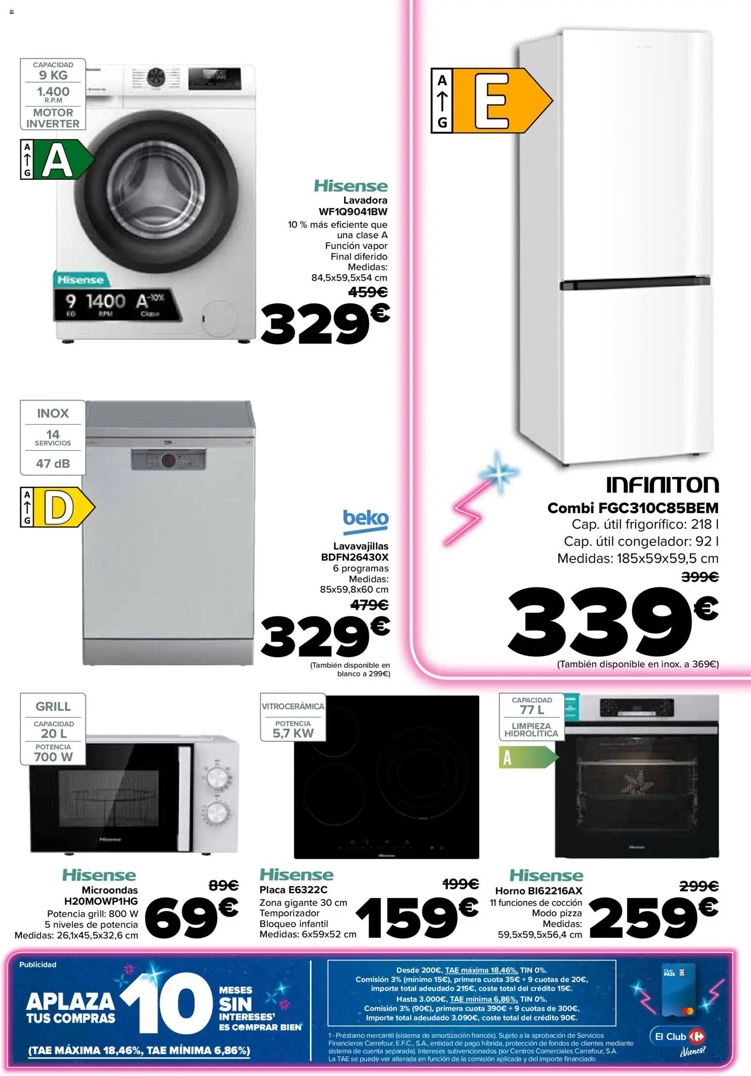 Carrefour folleto │ válido desde el 25.02.2026 | Página: 75 | Productos: Lavadora, Horno, Lavavajillas, Combi