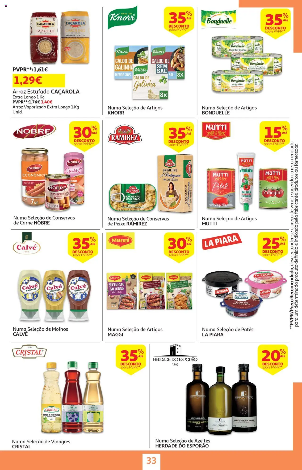Auchan - Brinquedos de Verão │ válido de 18.06.2025 | Página: 33 | Produtos: Atum, Chás, Peixe, Milho