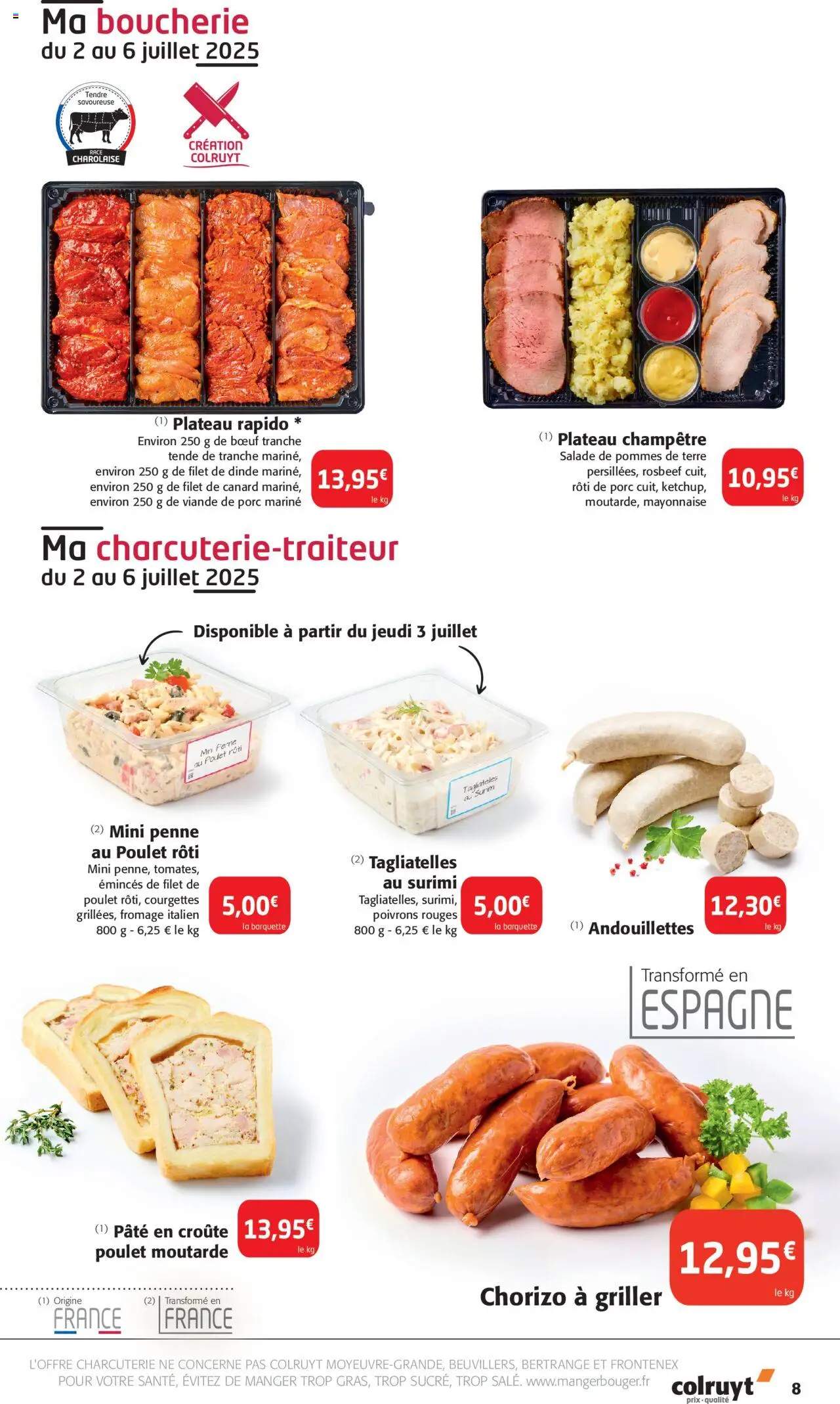  | Page: 8 | Produits: Viande de porc, Plateau, Viande, Porc