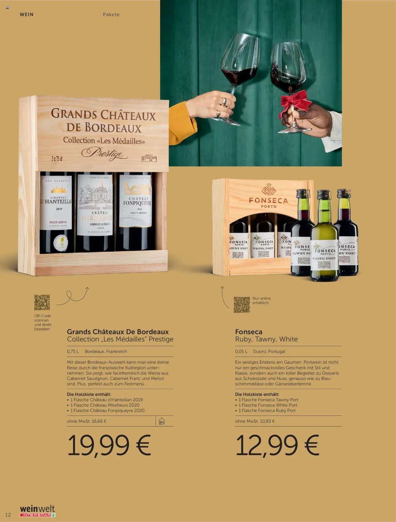 Interspar Geschenkewelt  gültig ab 08.10.2025 | Seite: 12 | Produkte: Schokolade, Wein