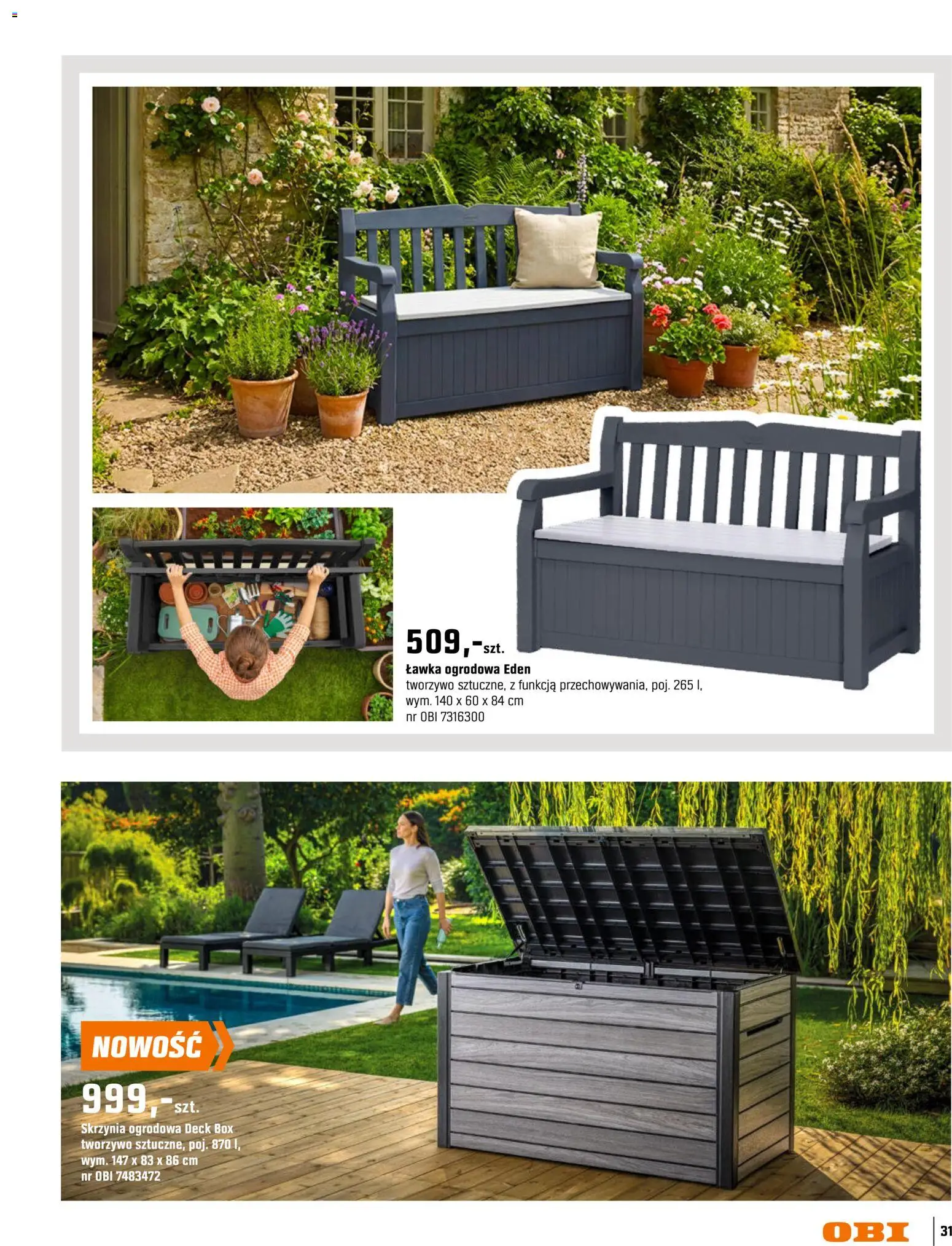 OBI gazetka - Ogród od 11.03.2026 | Strona: 31