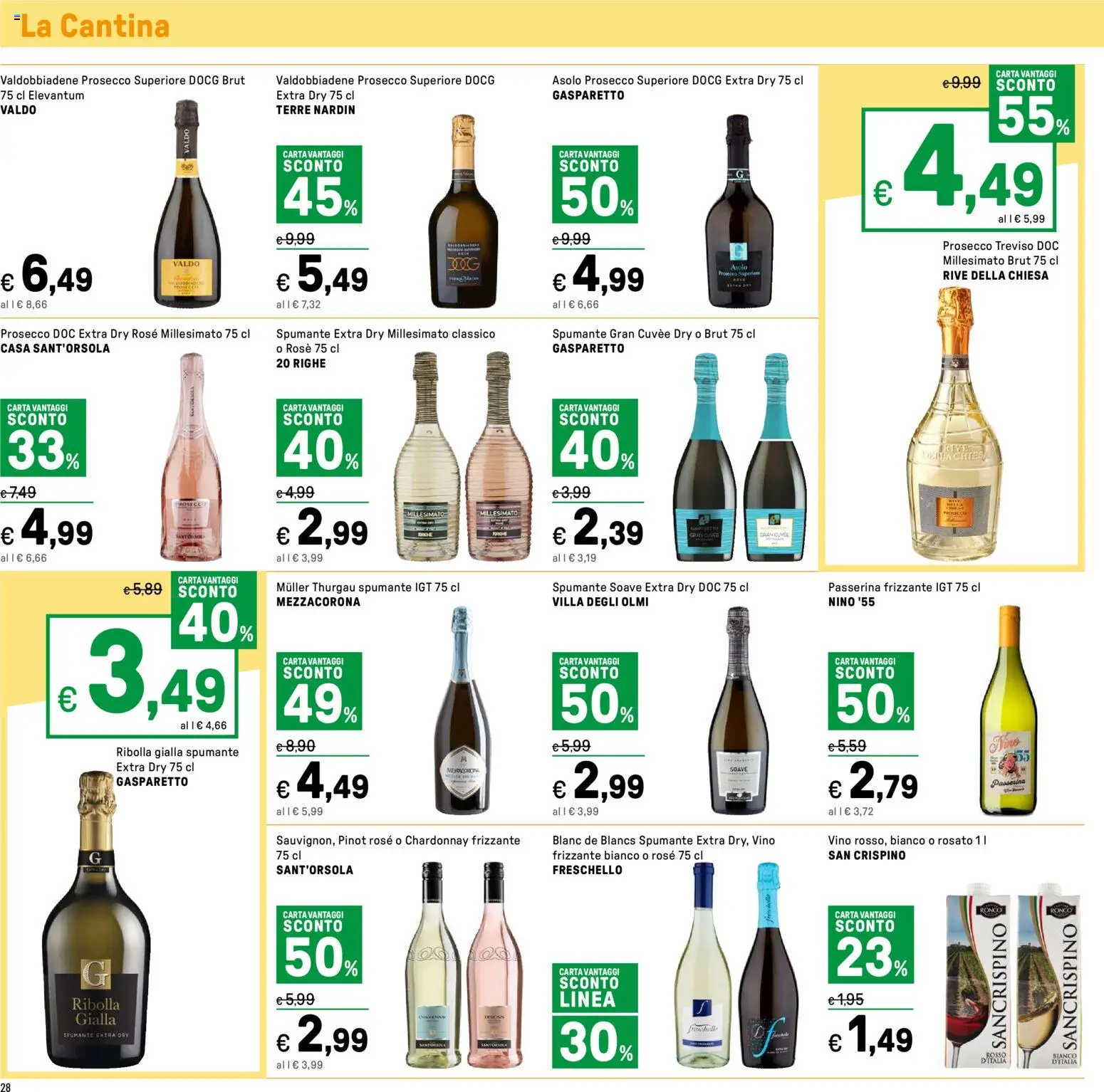 Volantino Iper del 31.12.2025 | Pagina: 28 | Prodotti: Prosecco, Vino, Spumante