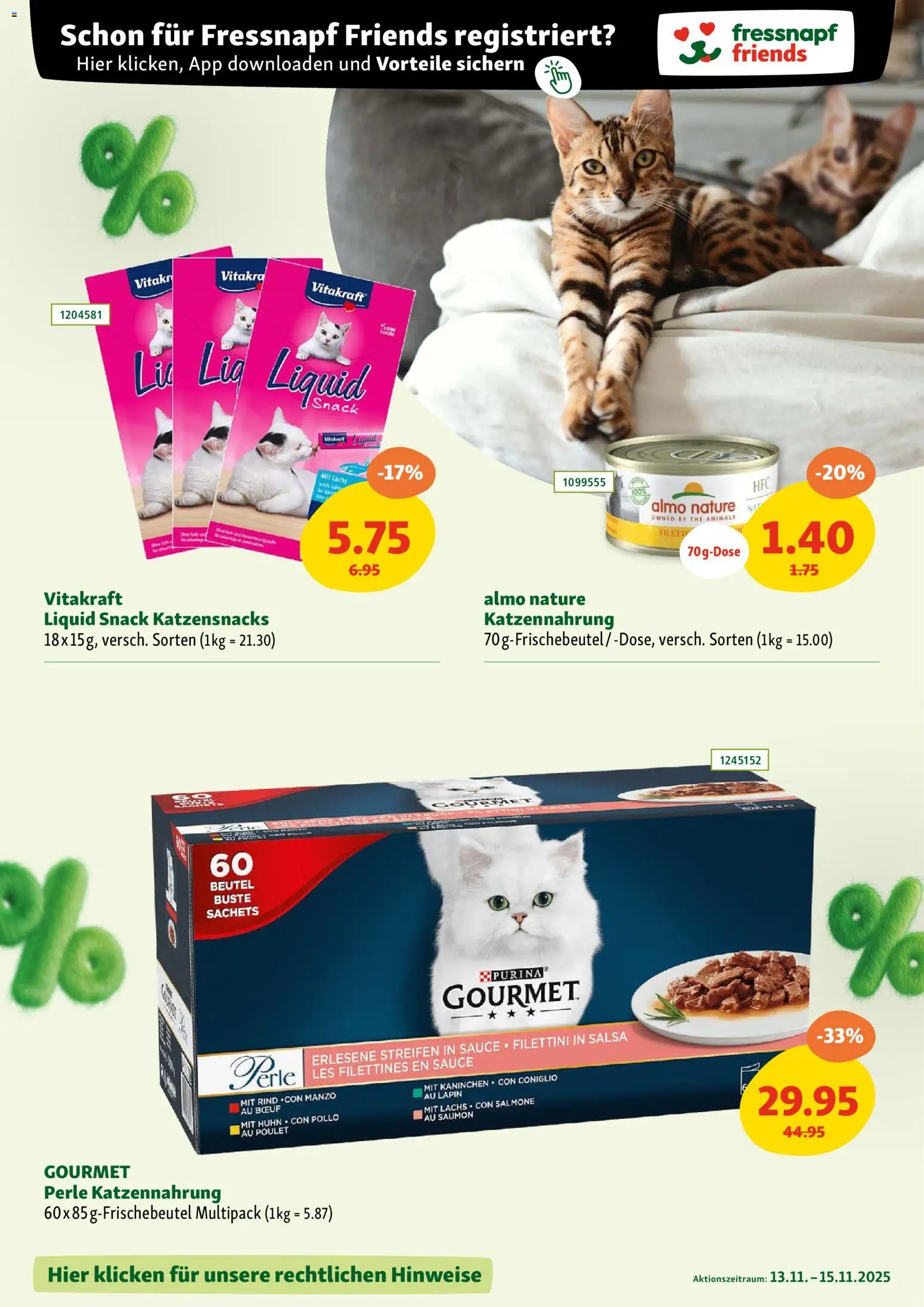 Fressnapf - Black Friday – gültig ab 13.11.2025 | Seite: 6 | Produkte: Lachs