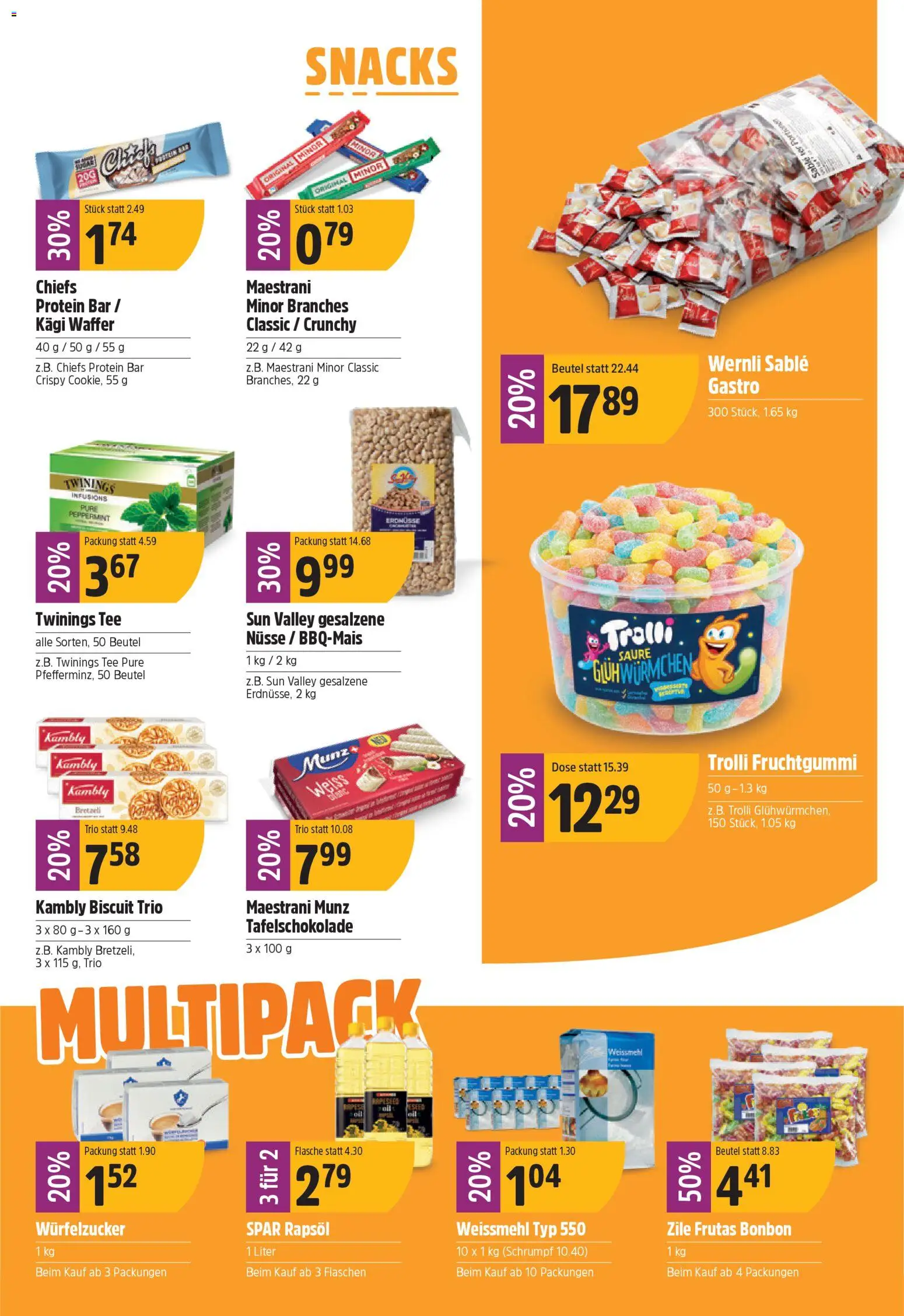 TopCC Aktionen – gültig ab 12.01.2026 | Seite: 15 | Produkte: Rapsöl, Tee, Nüsse