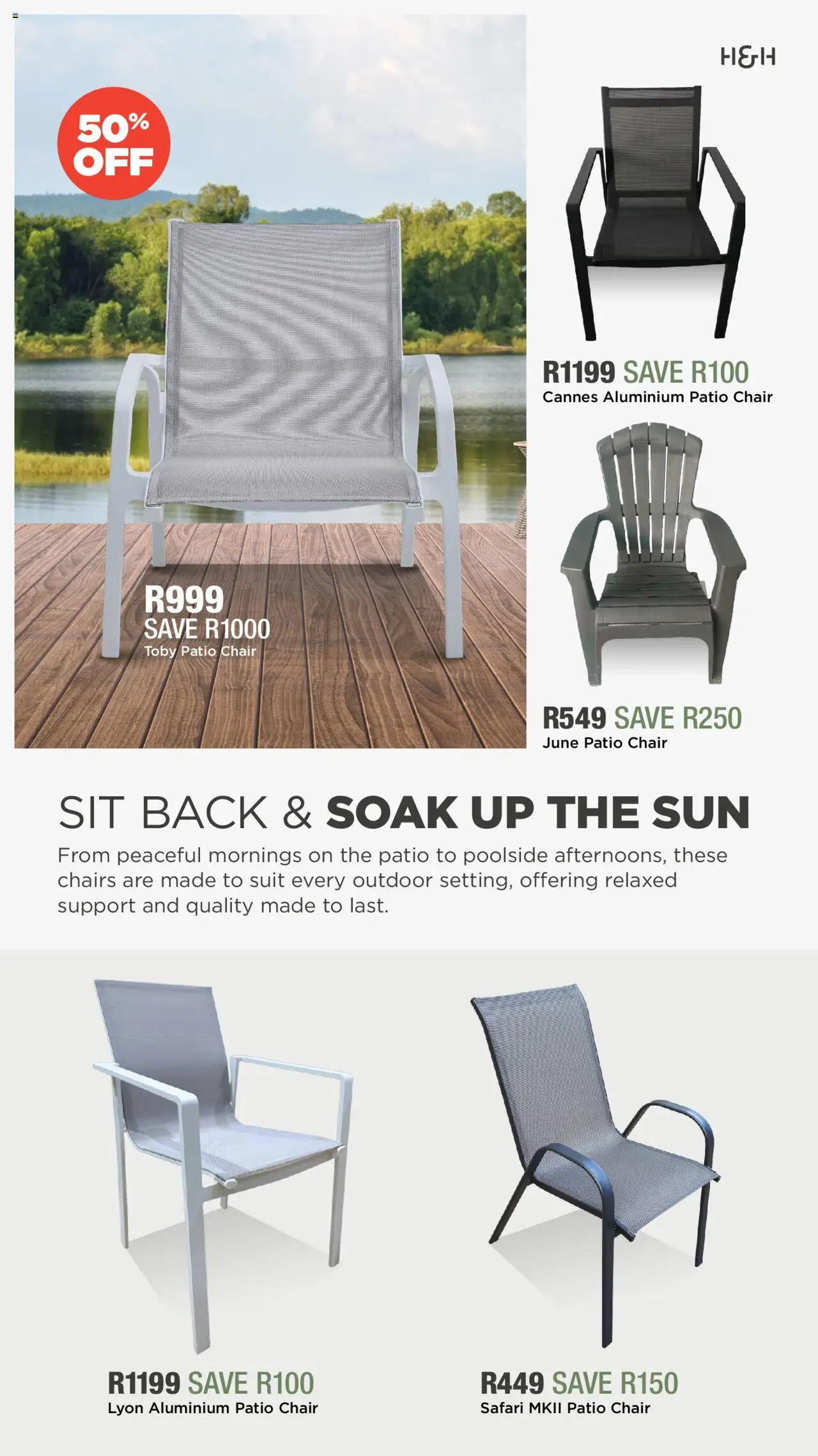 House and Home - Patio Catalogue │ valid from 11.08.2025 | Page: 5 | Products: Suit, Chair
