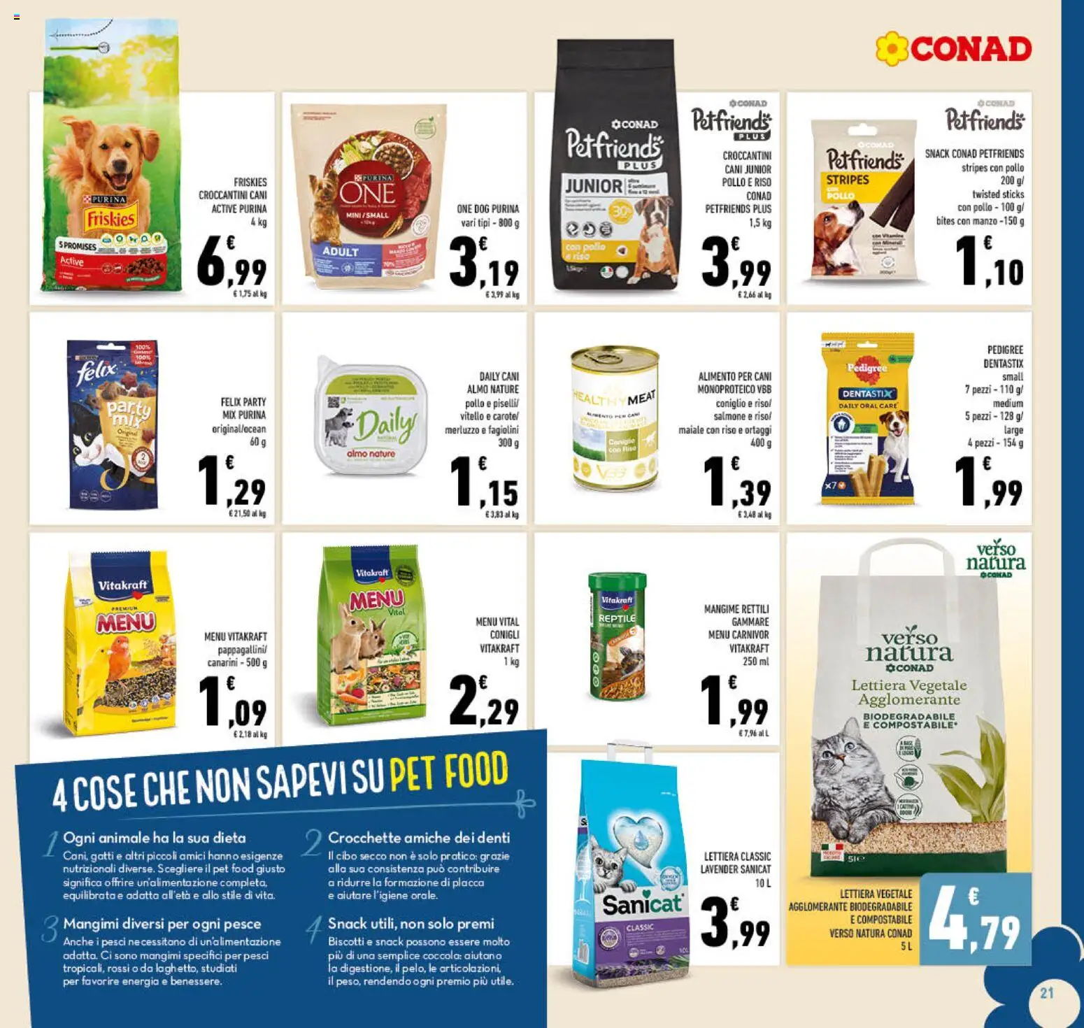 Volantino Conad del 08.04.2026 | Pagina: 21 | Prodotti: Manzo, Ortaggi, Crocchette, Vitello